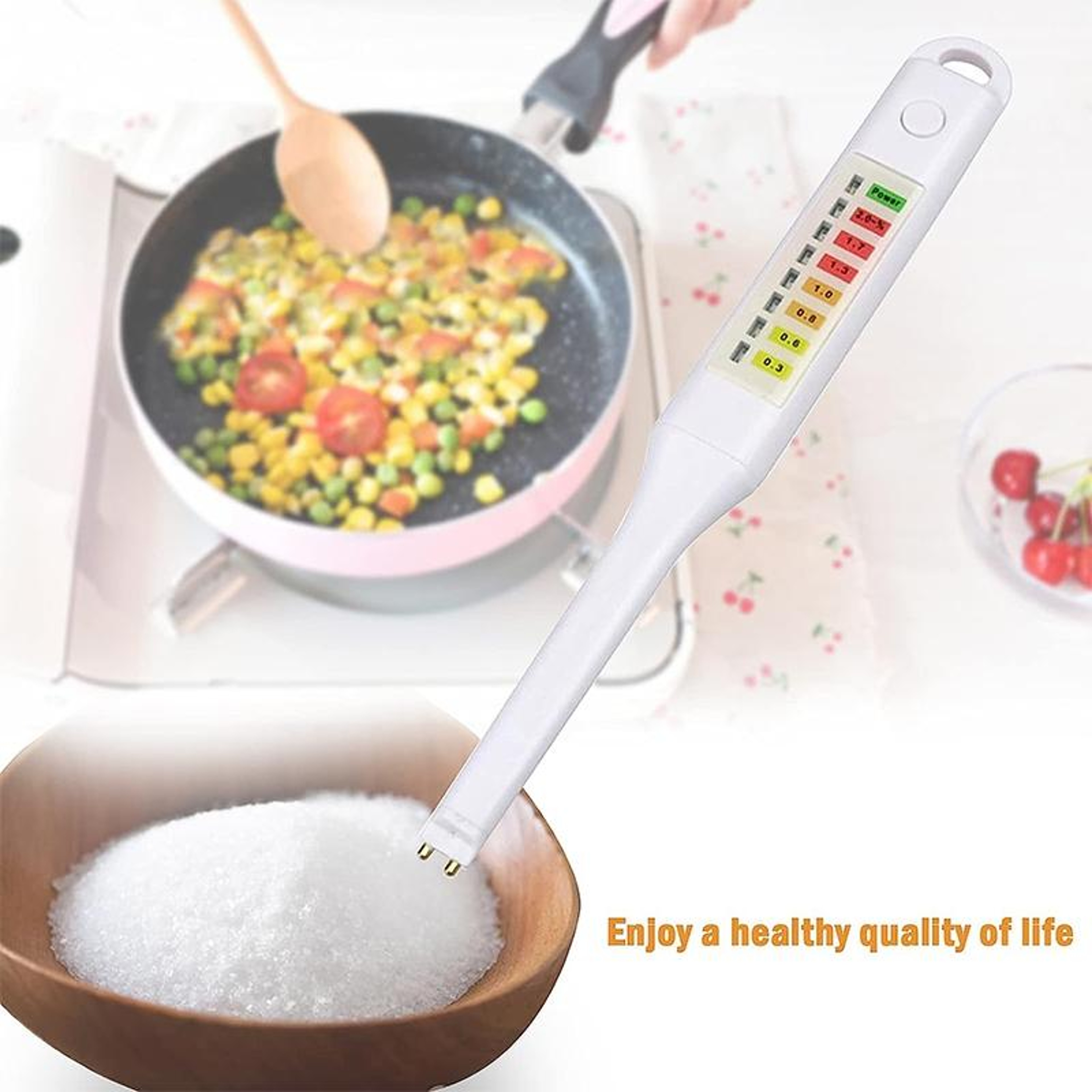 Food Salinity Meter Waterproof Salt Concentration Tester 5