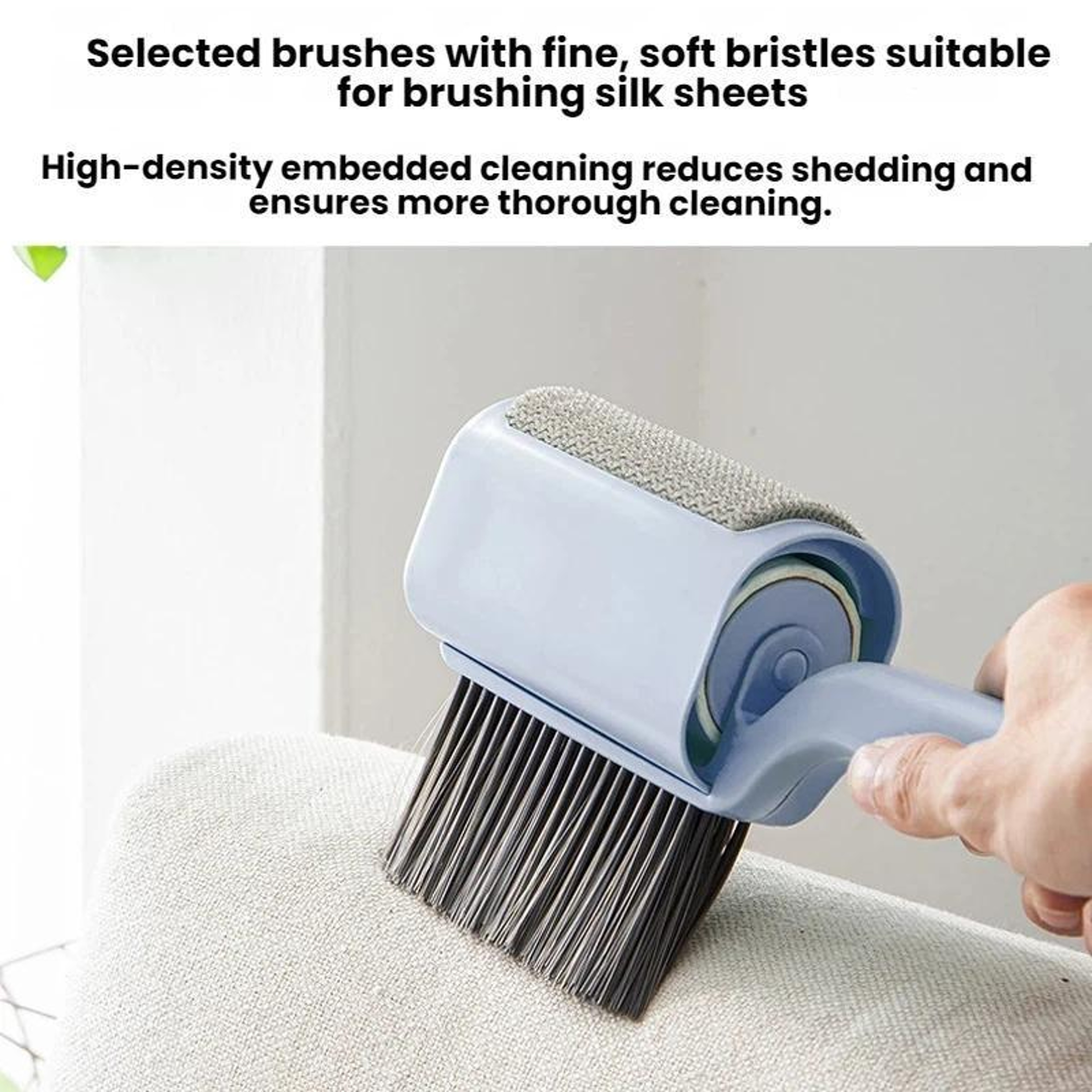 Reusable Lint Roller  Soft Bristle Dust Removal Brush For Clothes Furniture  Pet Hair 4