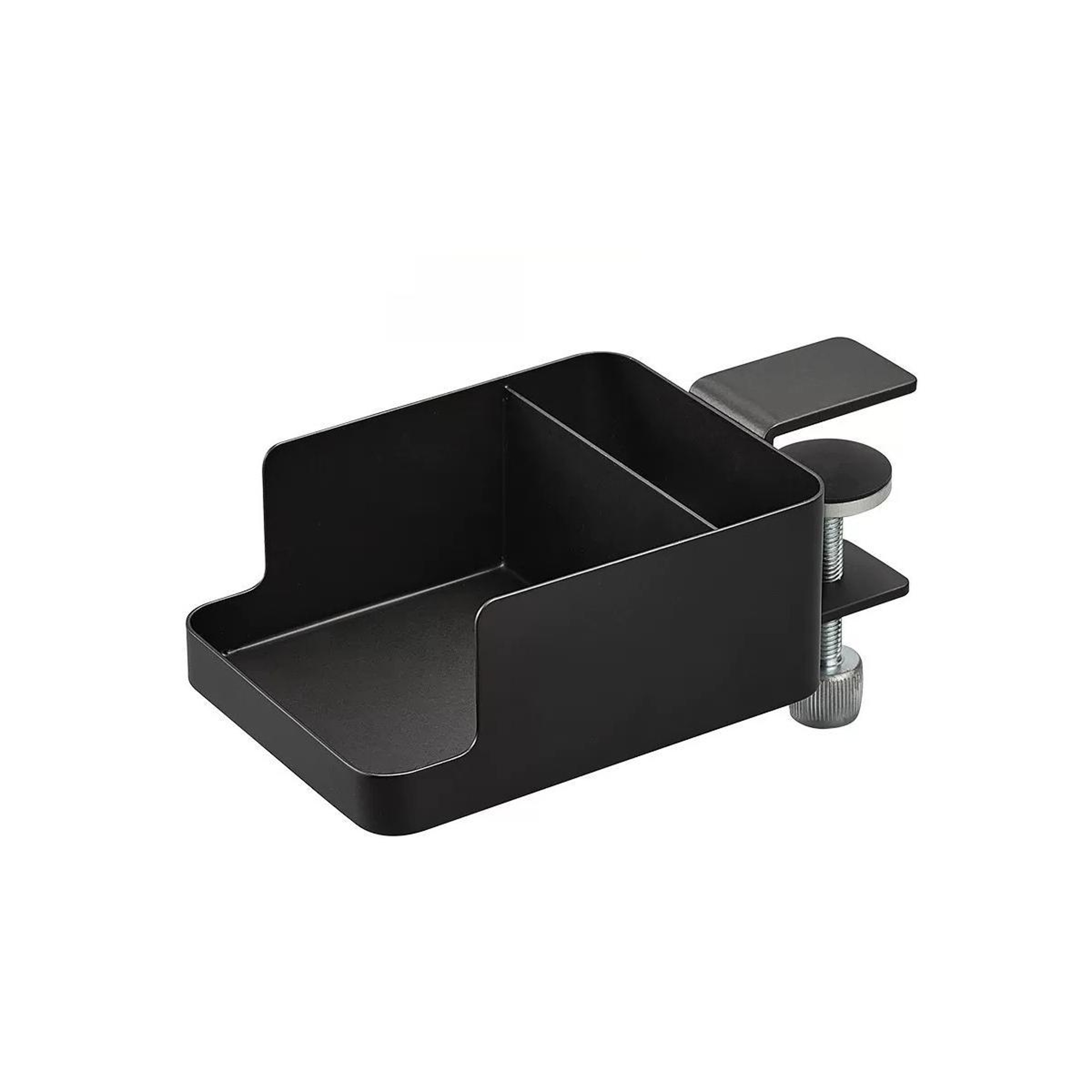 SpaceSaver Clamp On Desk Cup Holder  Organizer For Phones Bottles And Workspace Essentials 10