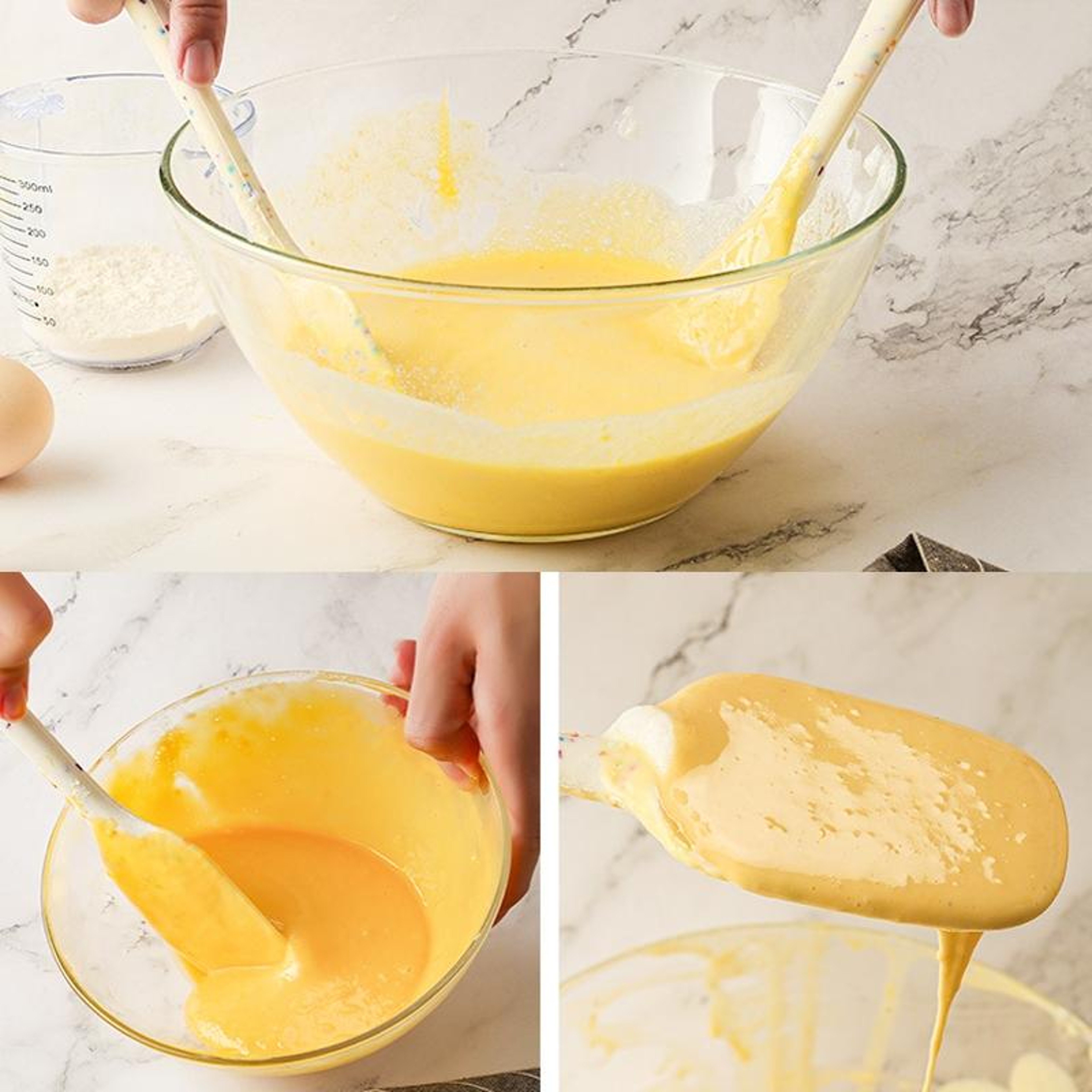 Silicone Baking Spatula Set Pancake Spatula Silicone Basting Brush  Butter Spreader 6