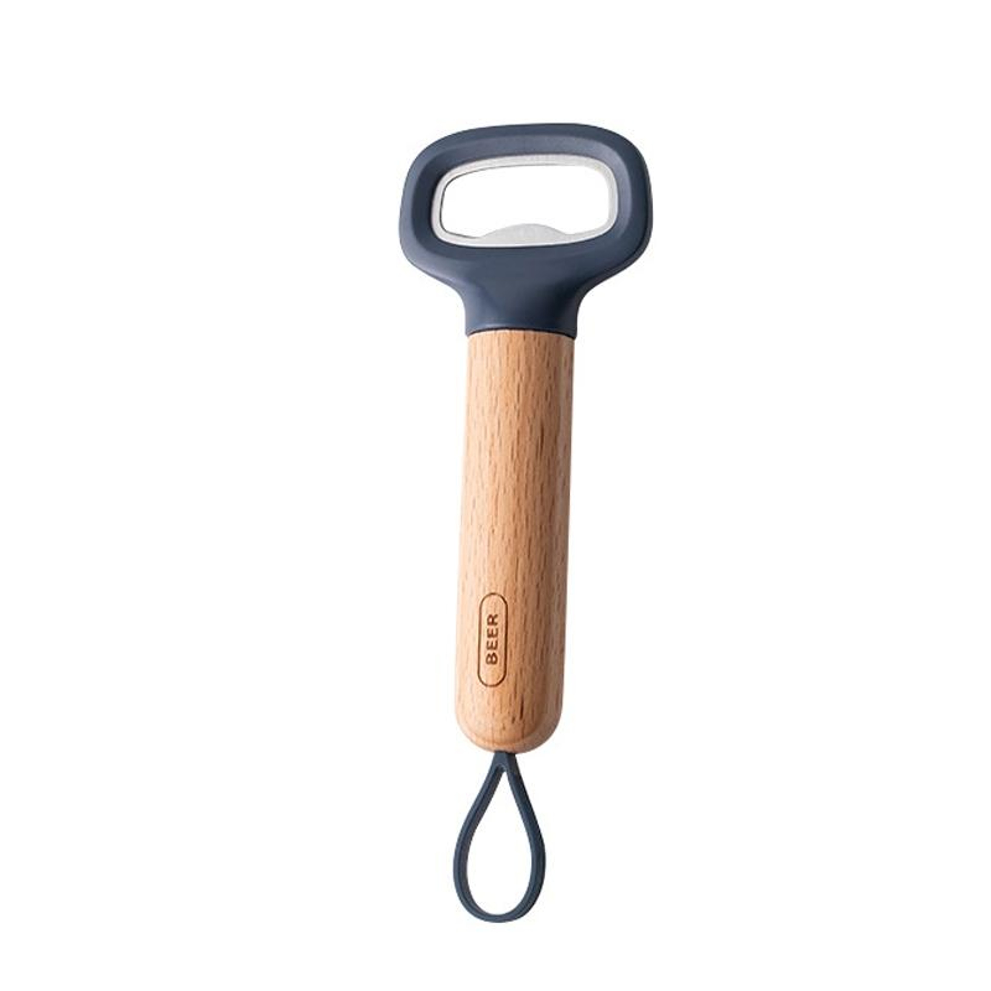 Stainless Steel Fruit  Vegetable Grater With Bottle Opener And Beechwood Handle 4
