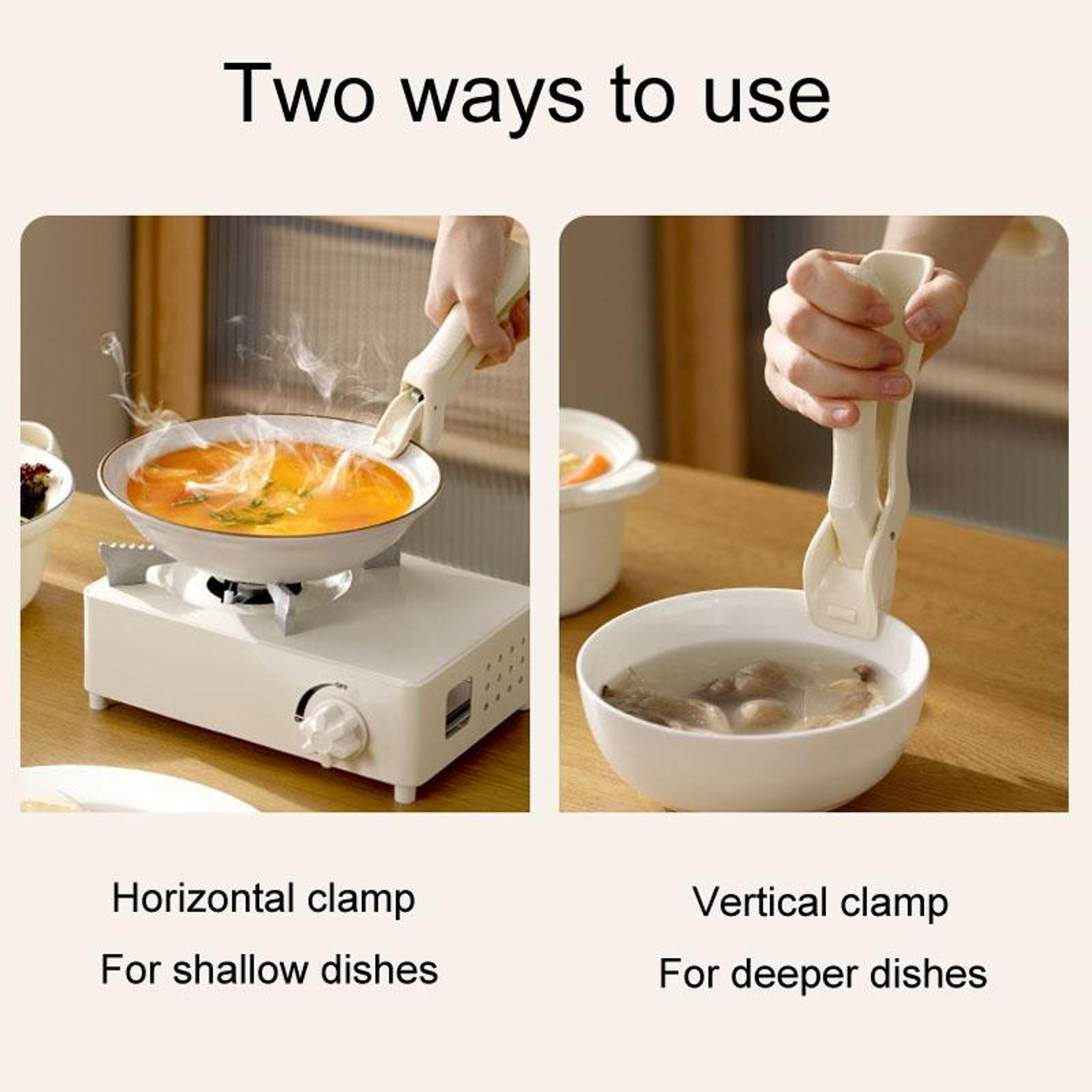 Anti Scald Dish Clip Non Slip Plate Holder & Hot Dish Gripper for Safe Kitchen Handling – view 4