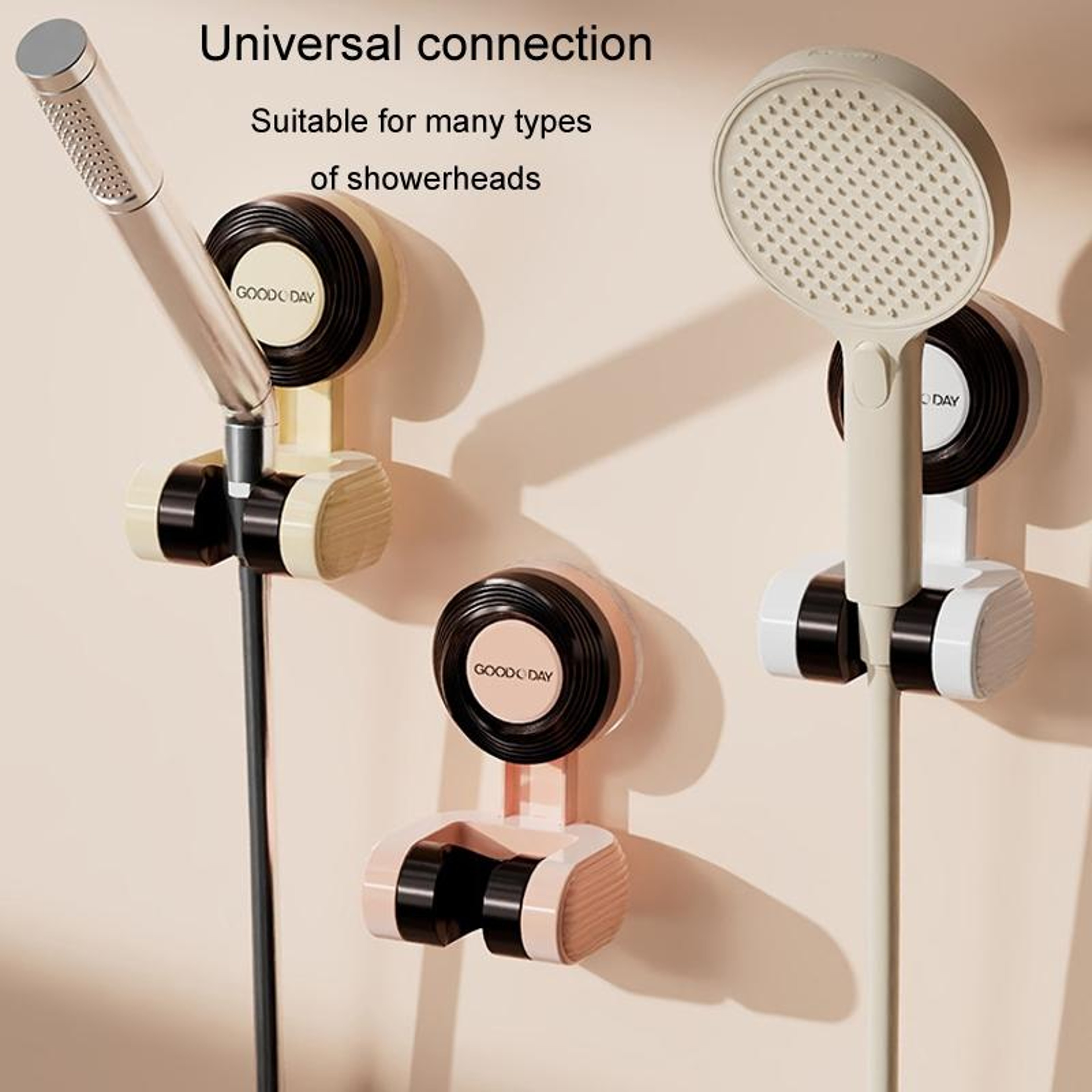 Adjustable Shower Head Holder With Strong Suction Cup Mount 2