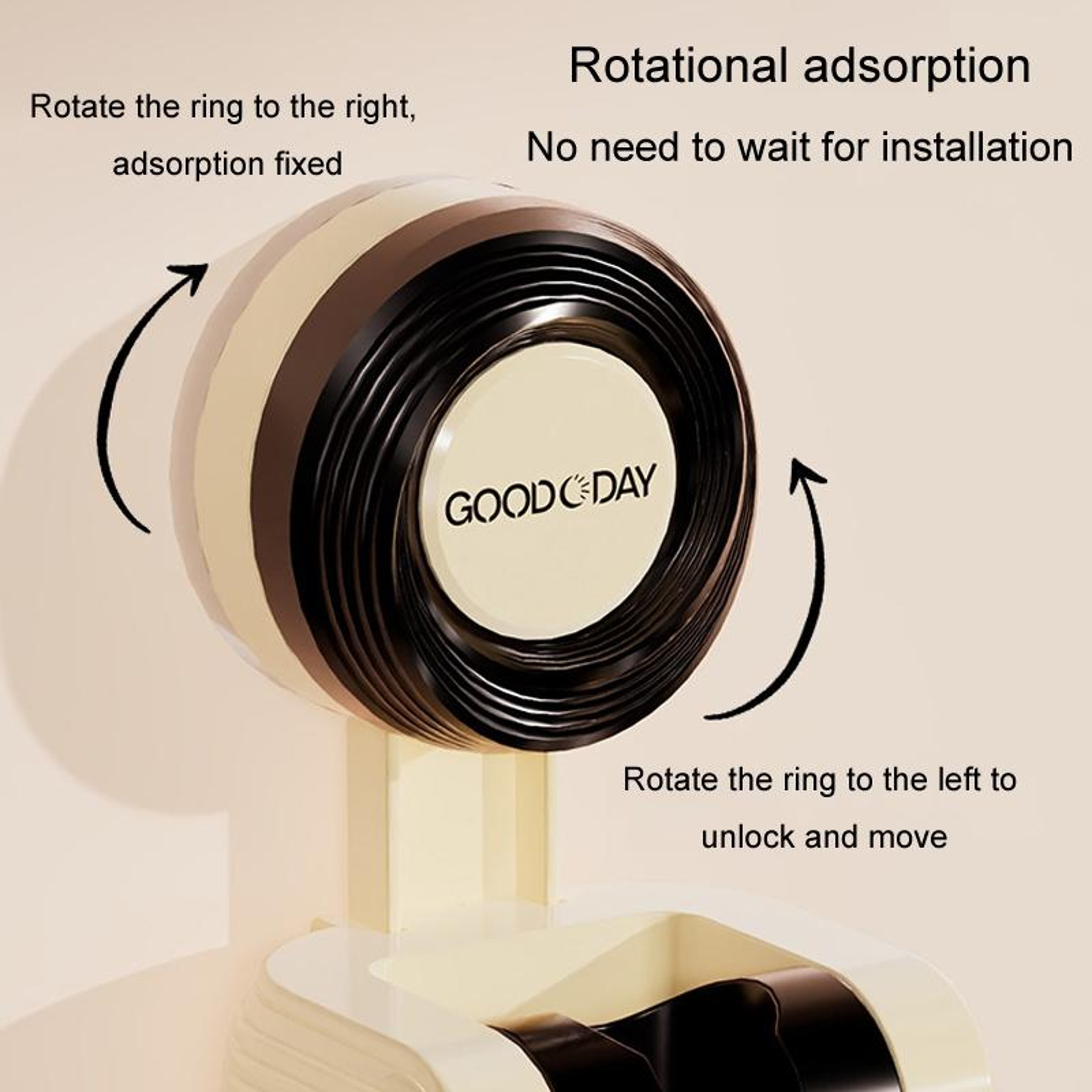 Adjustable Shower Head Holder With Strong Suction Cup Mount 5