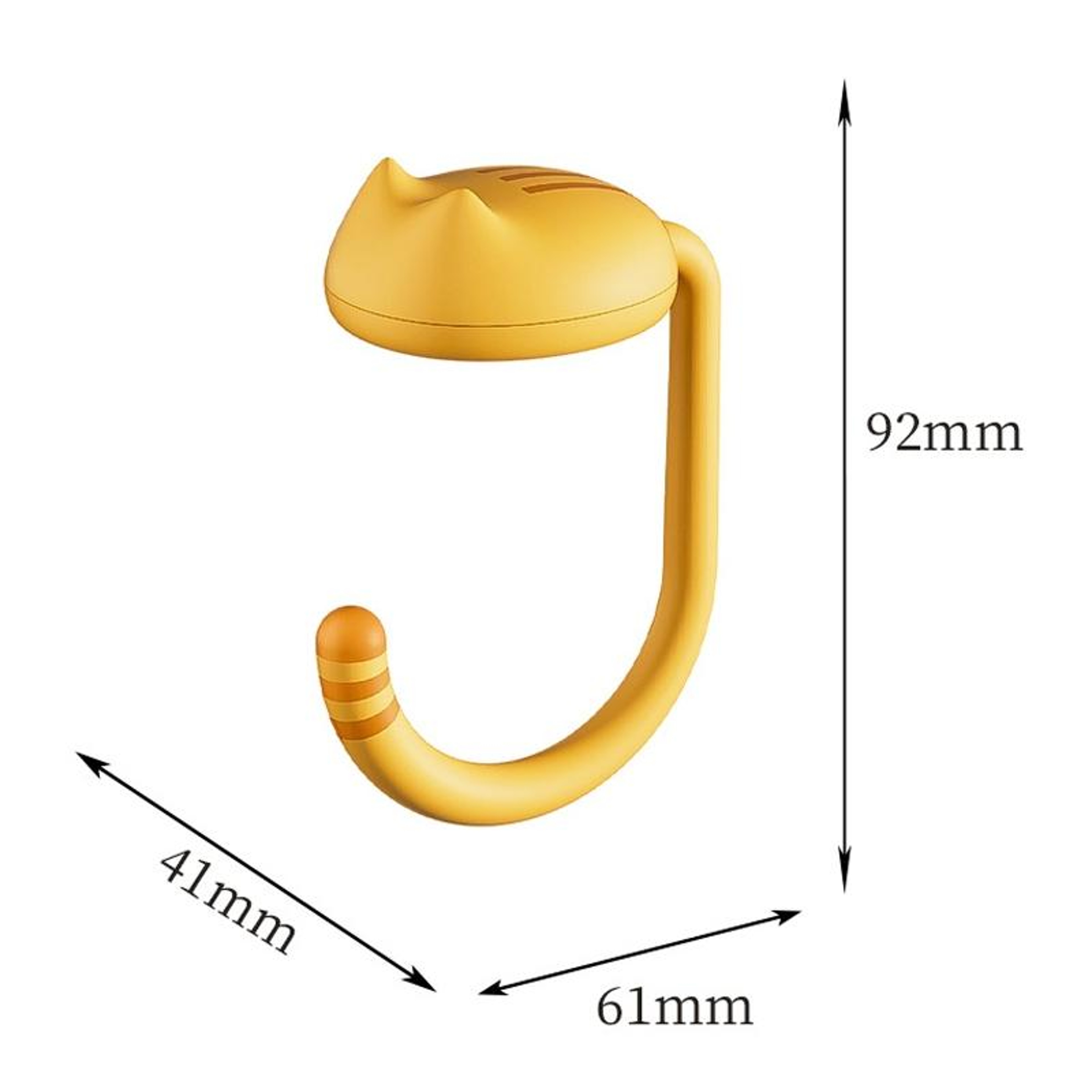 Removable No Punch Desk Side Schoolbag Hanger Hook Student Desk Organizer Clip Hook 9