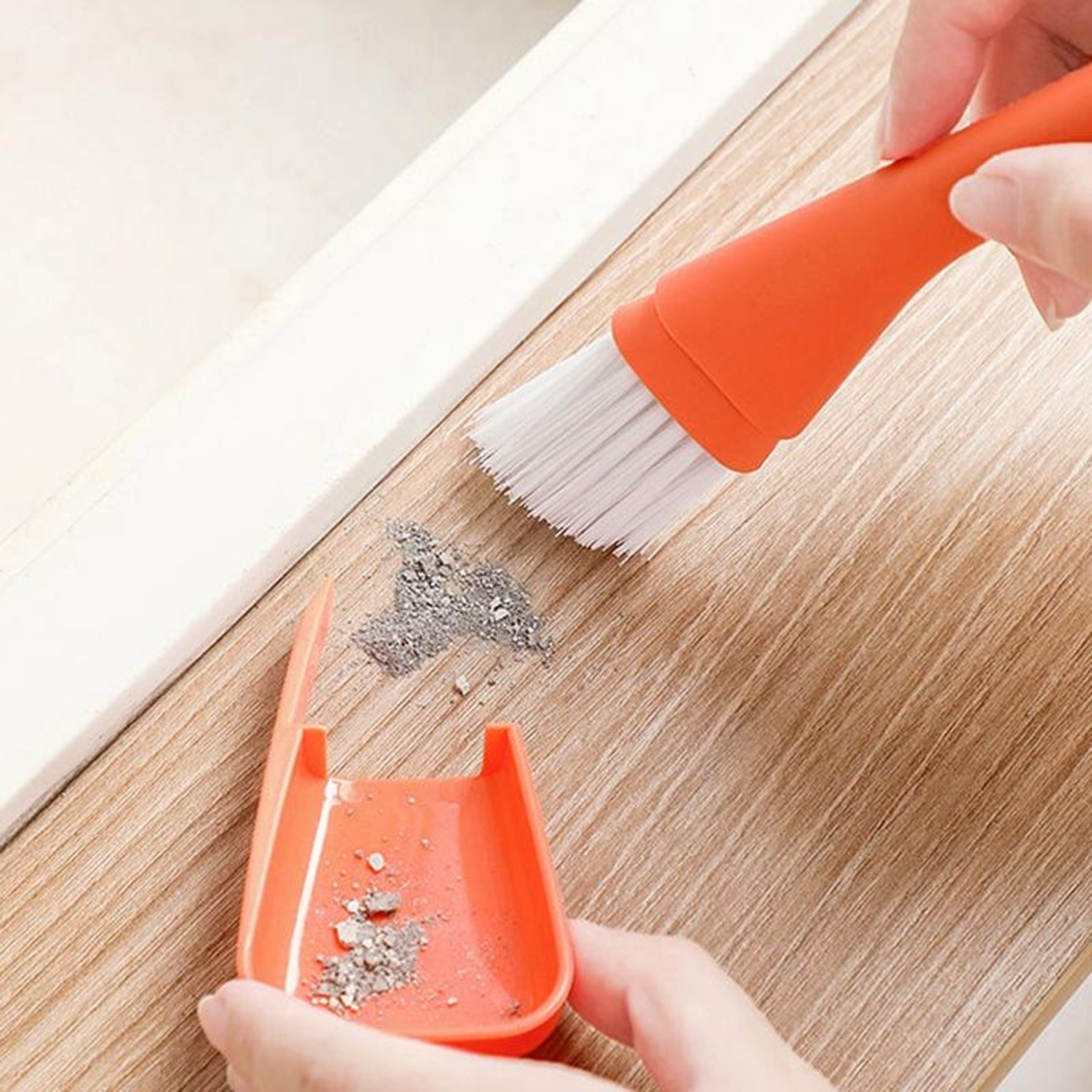 Window  Door Track Crevice Cleaning Brush Set For Narrow Gaps 6