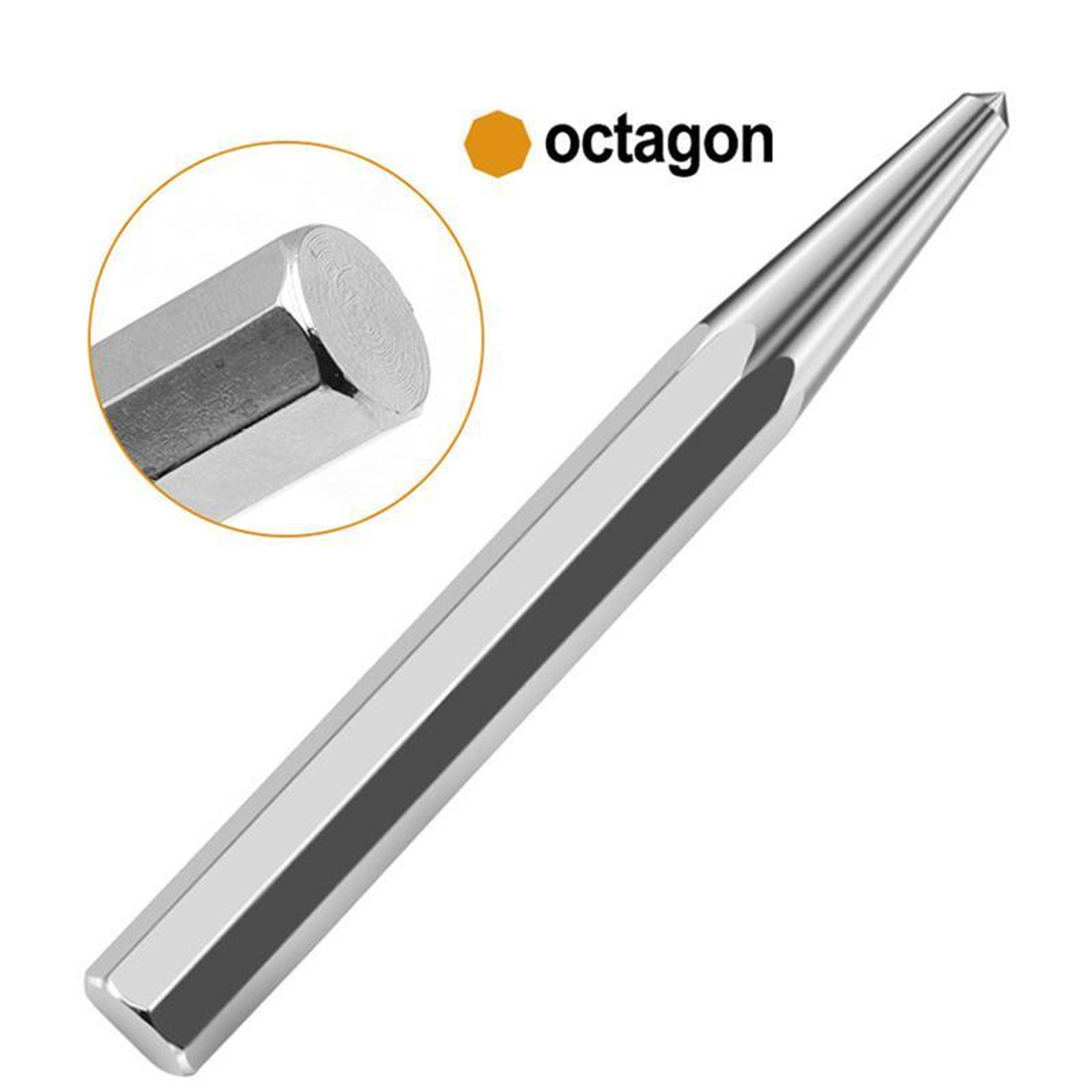 Precision Octagonal Center Punch Locator for Accurate Drill Hole Positioning – view 4