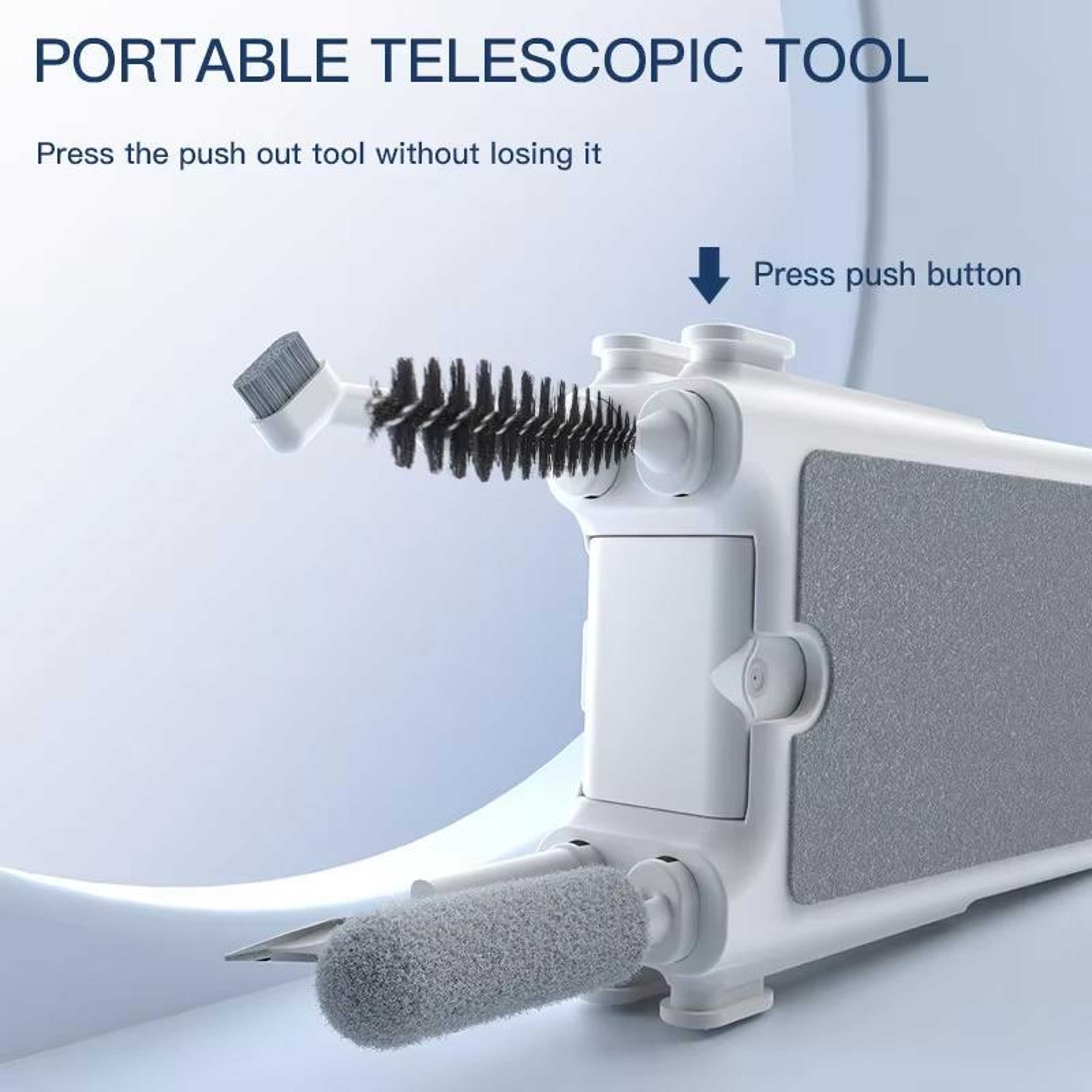 Retractable Cleaning Kit MultiTool Set For Keyboard Earbuds Case Phone Screen 4