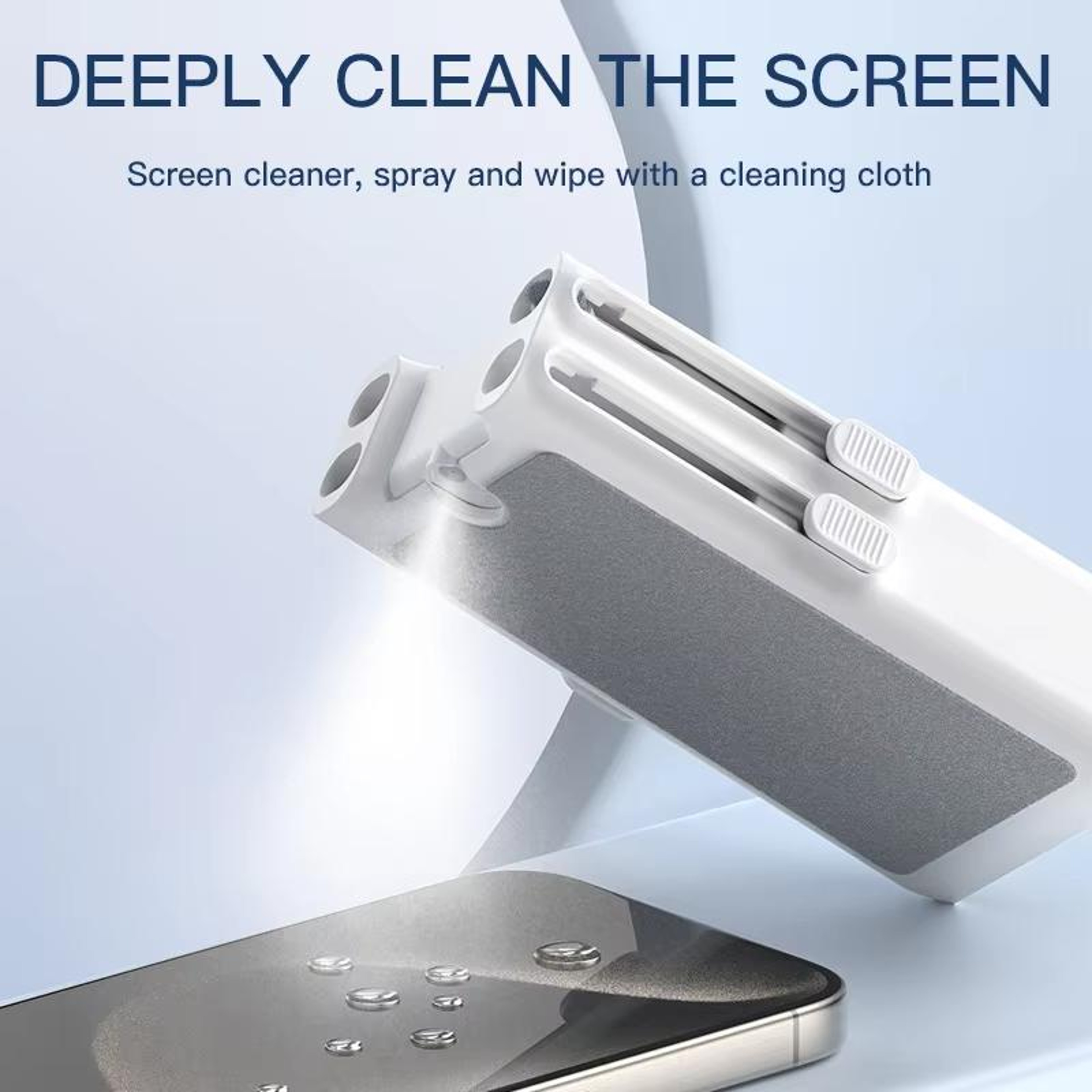 Retractable Cleaning Kit MultiTool Set For Keyboard Earbuds Case Phone Screen 6