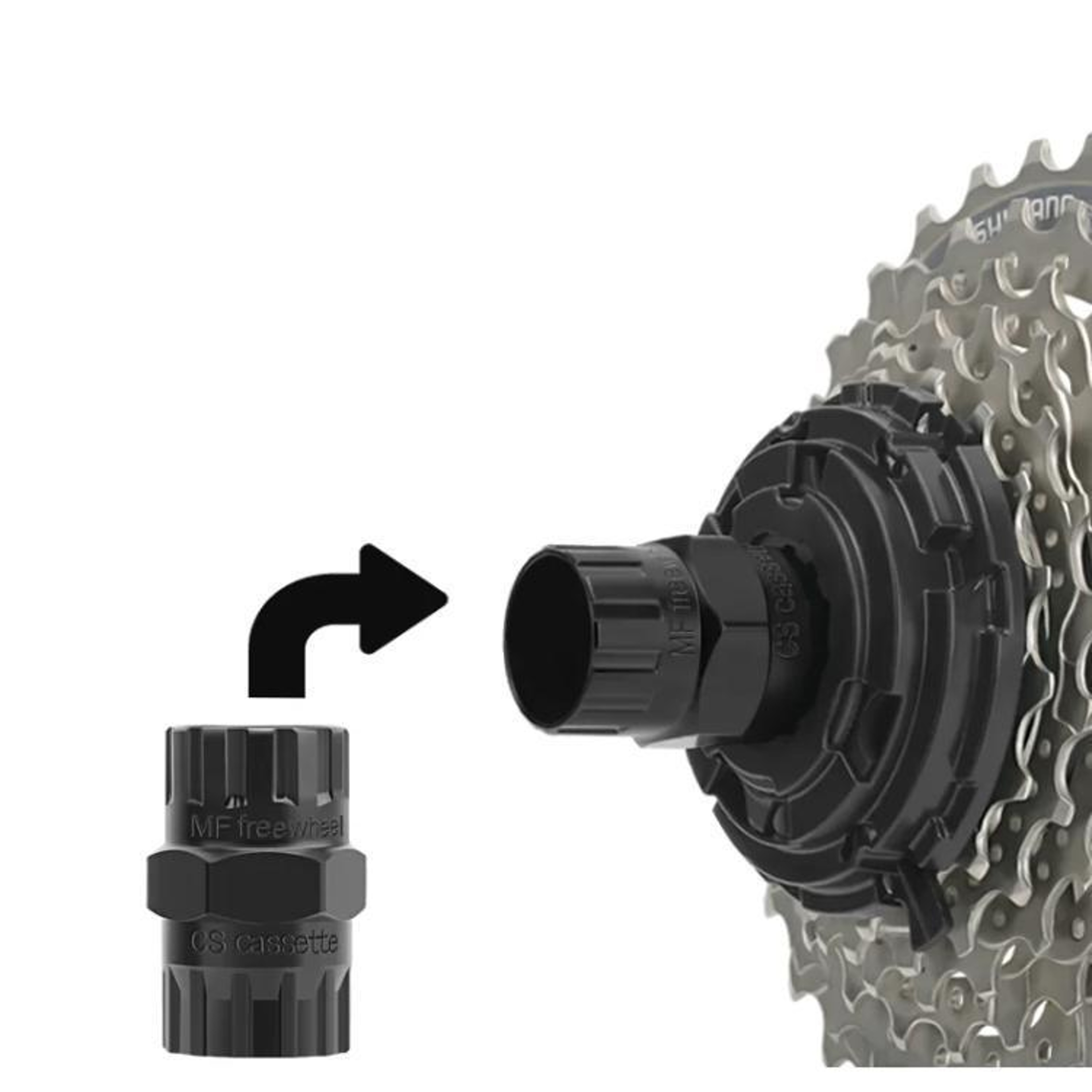 Bicycle Freewheel Removal Tool For Cassette  Threaded Freewheels 0