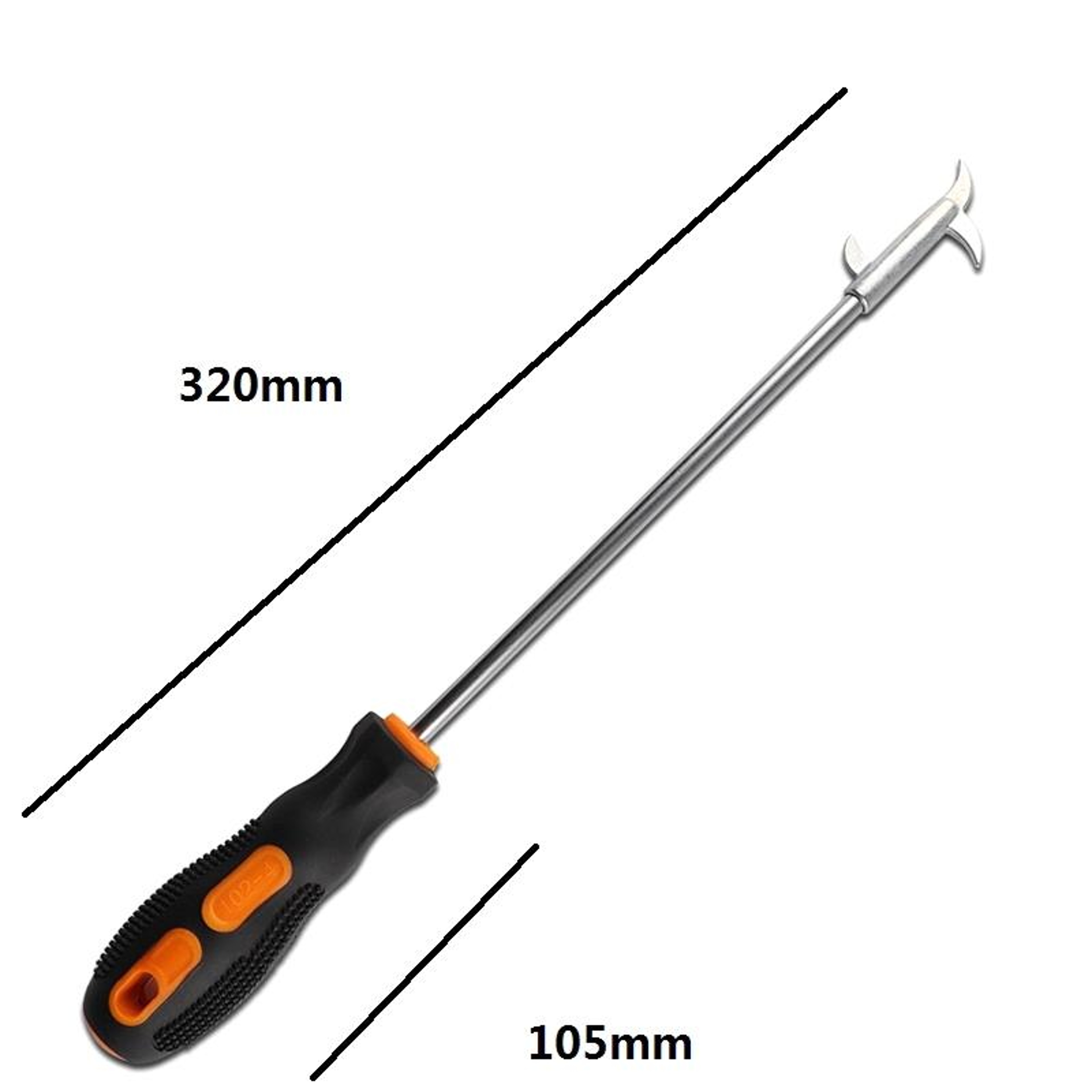 TreadGuard Pro Tire Stone Removal Tool with Built In Screwdriver & Tire Groove Cleaner – view 3