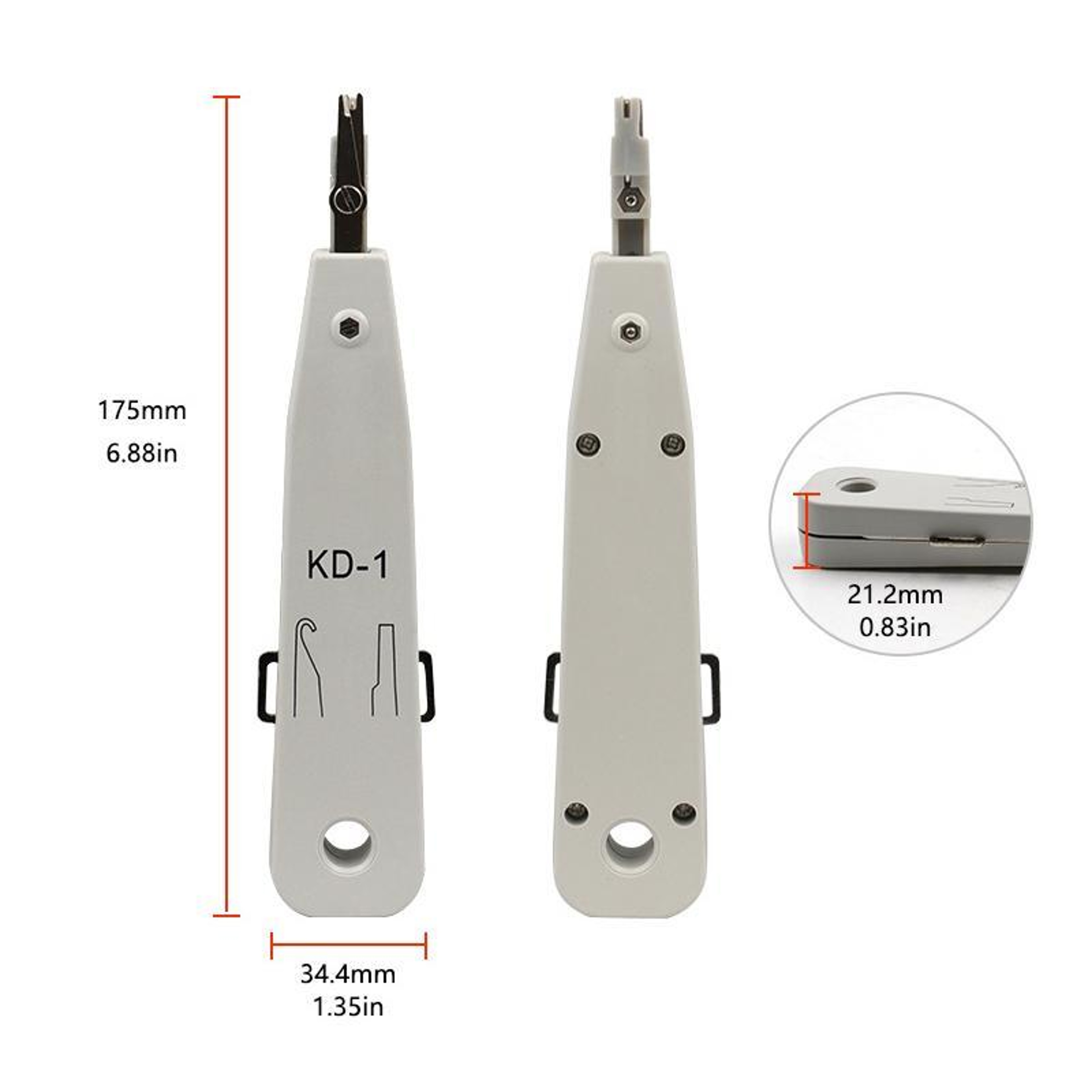 Network Punch Down Tool for BT Telephone & Ethernet Socket Installation – view 2