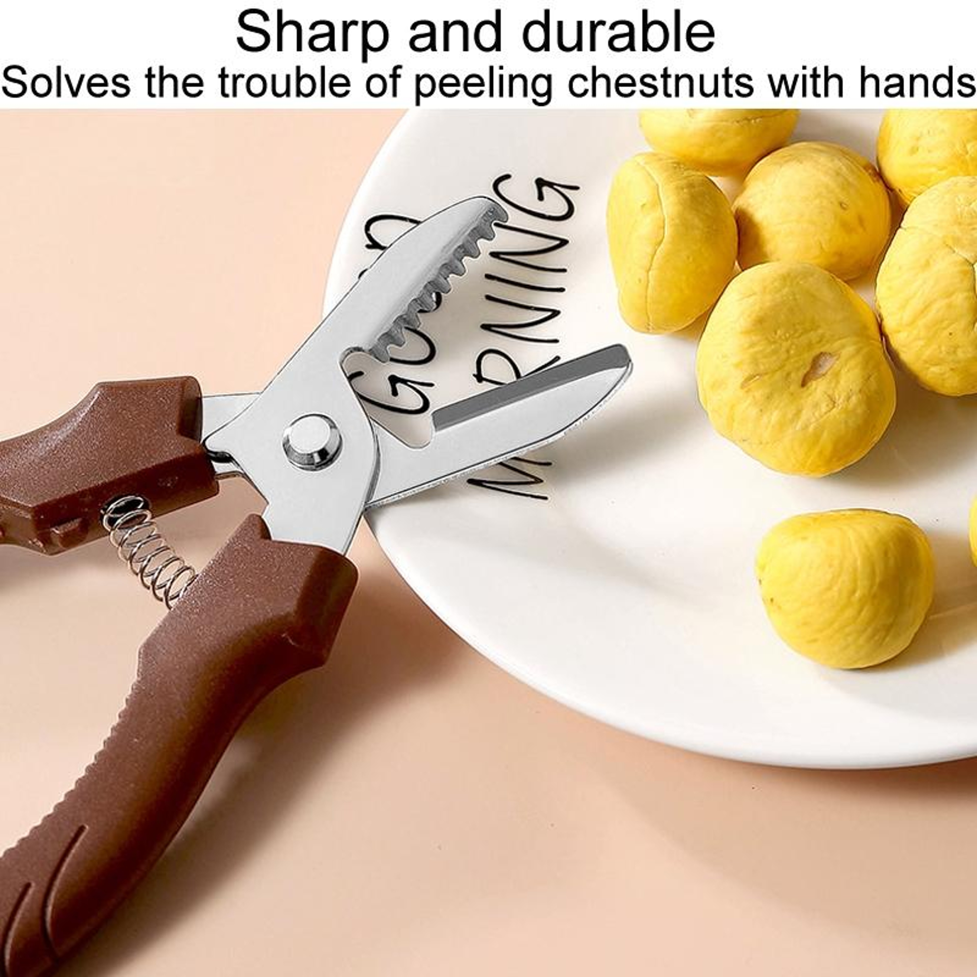 QuickShell Chestnut Opener  Peeling Cutter Multifunction Chestnut Cutter Tool For Easy Shell Remova 4