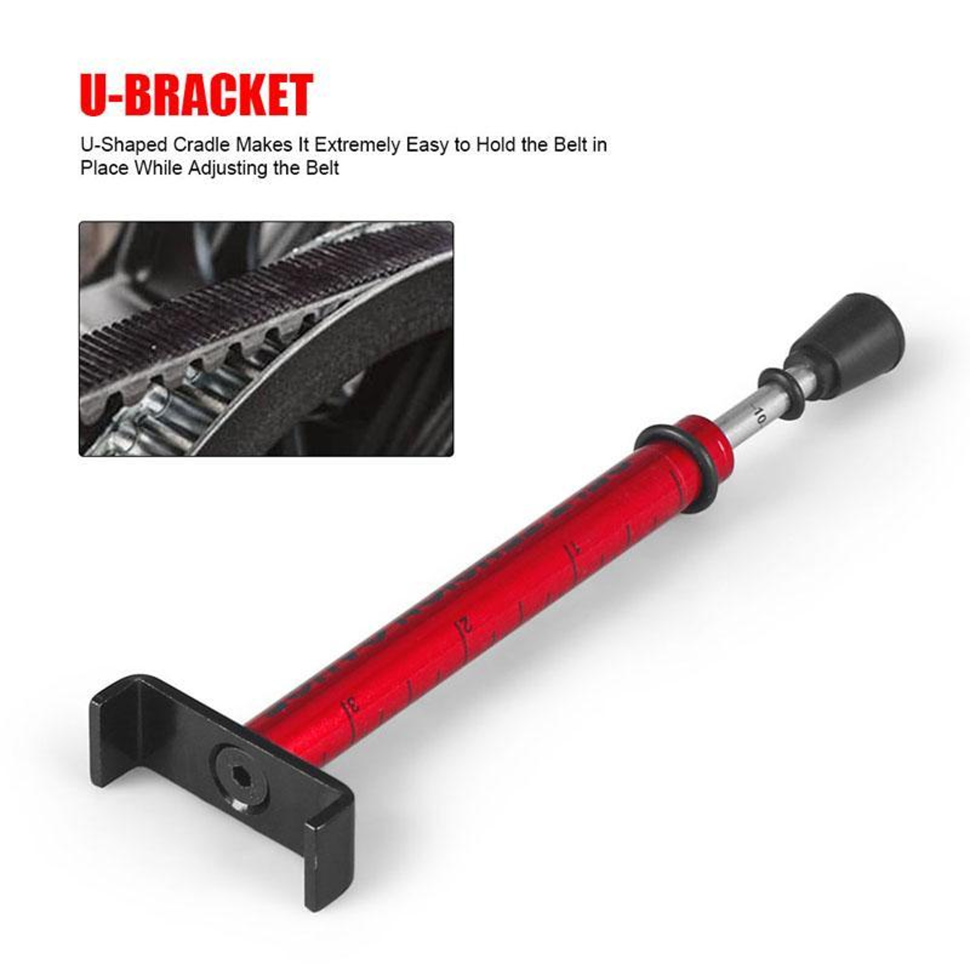Precision Motorcycle Belt Tension Gauge Tool For Belt Adjustment Replacement  Drive Belt Maintenanc 4