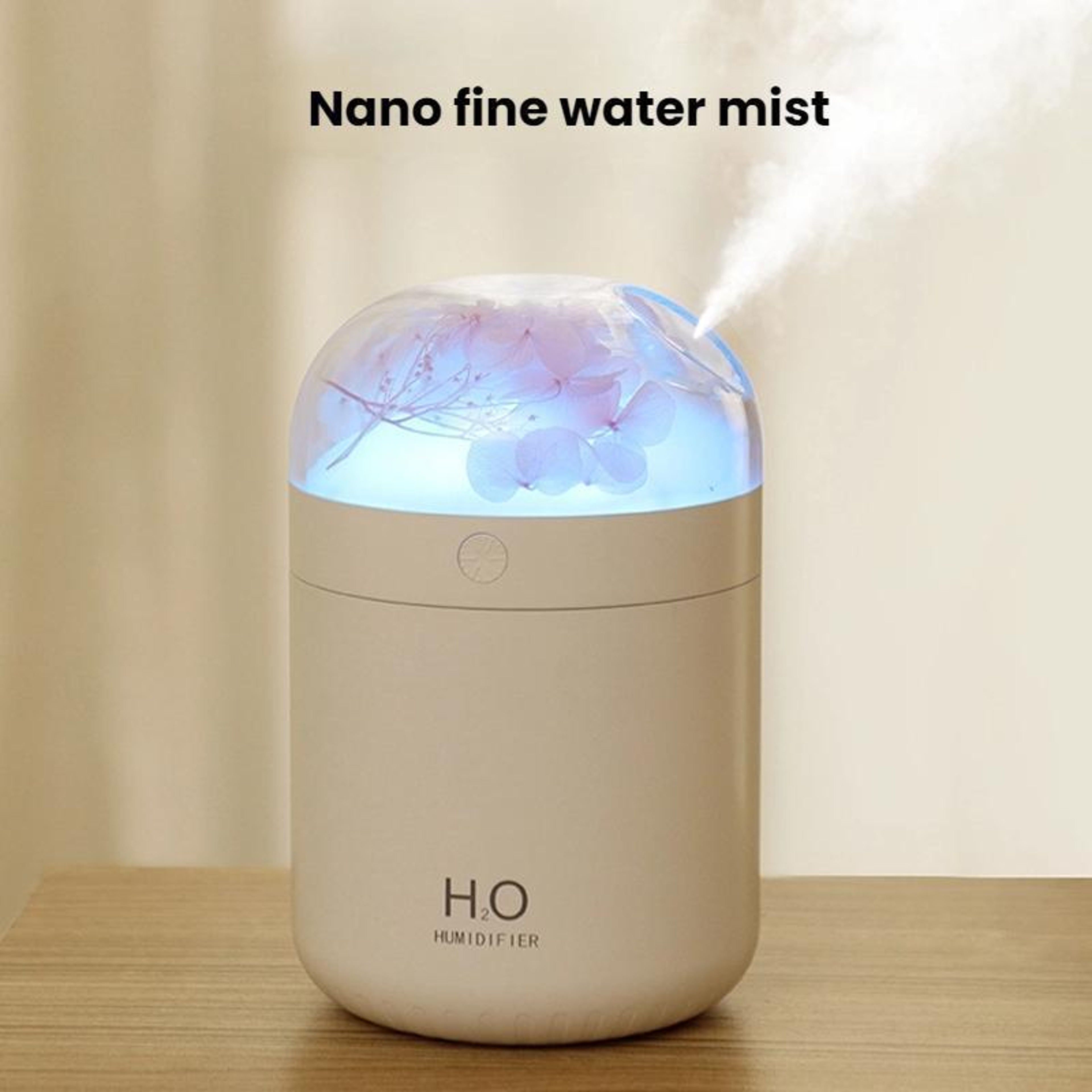 Flower USB Mini Humidifier Aroma Diffuser For Desktop Bedroom Portable Air Hydration 3
