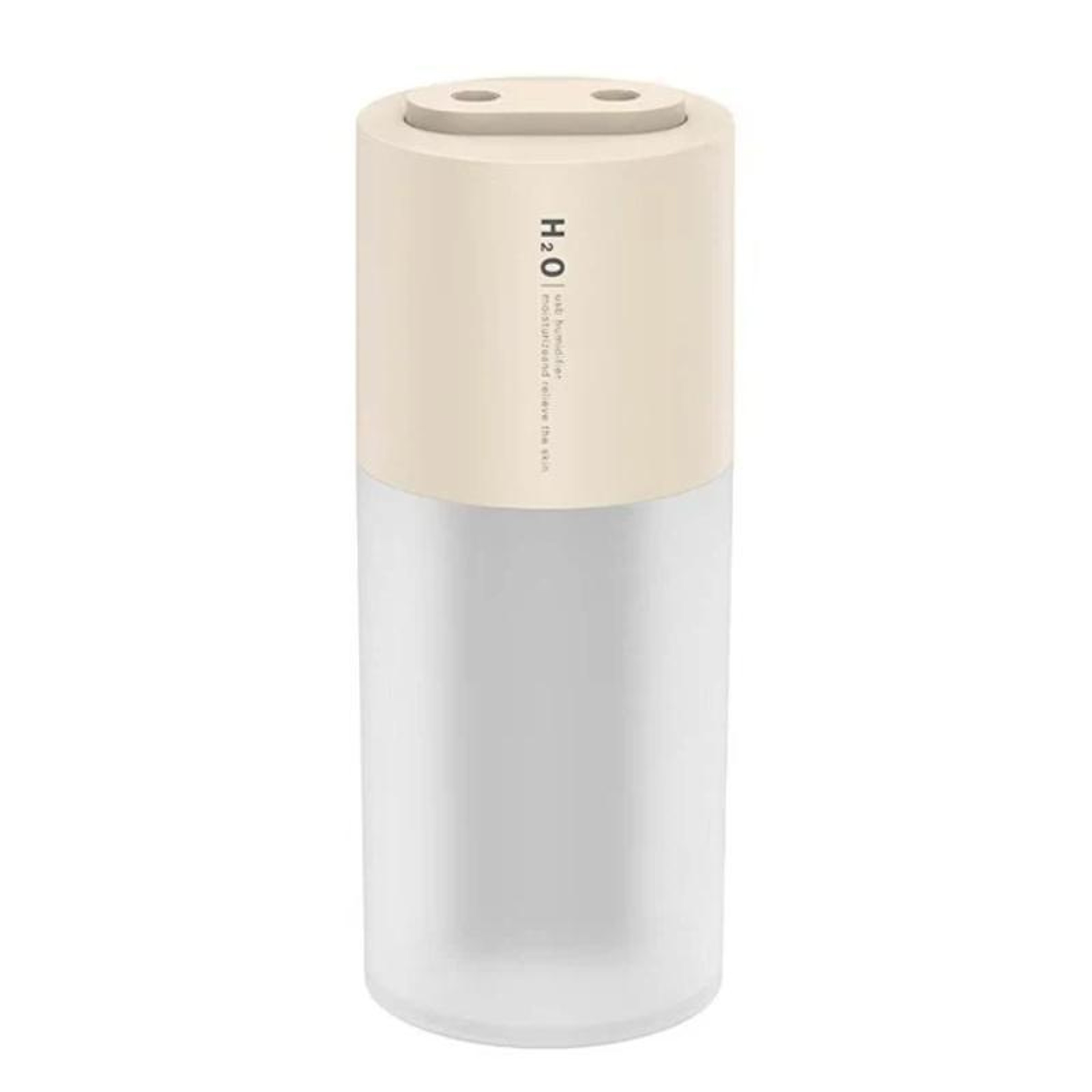 Portable Dual Spray USB Humidifier With Night Light Mini Desk Air Moisturizer Pink 11