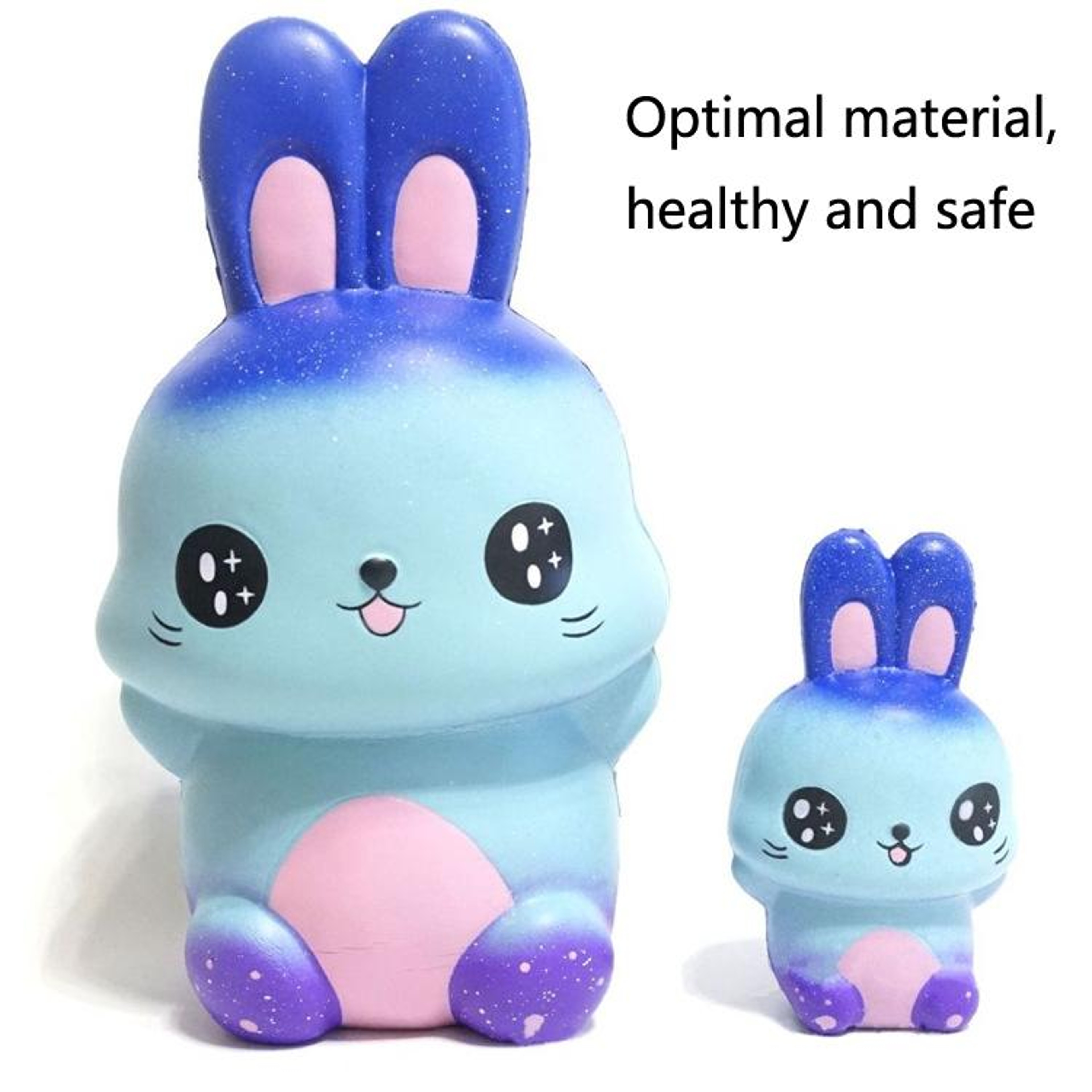 Large Starry Sky Rabbit Slow Rebound Stress Relief Squishy Toy 1