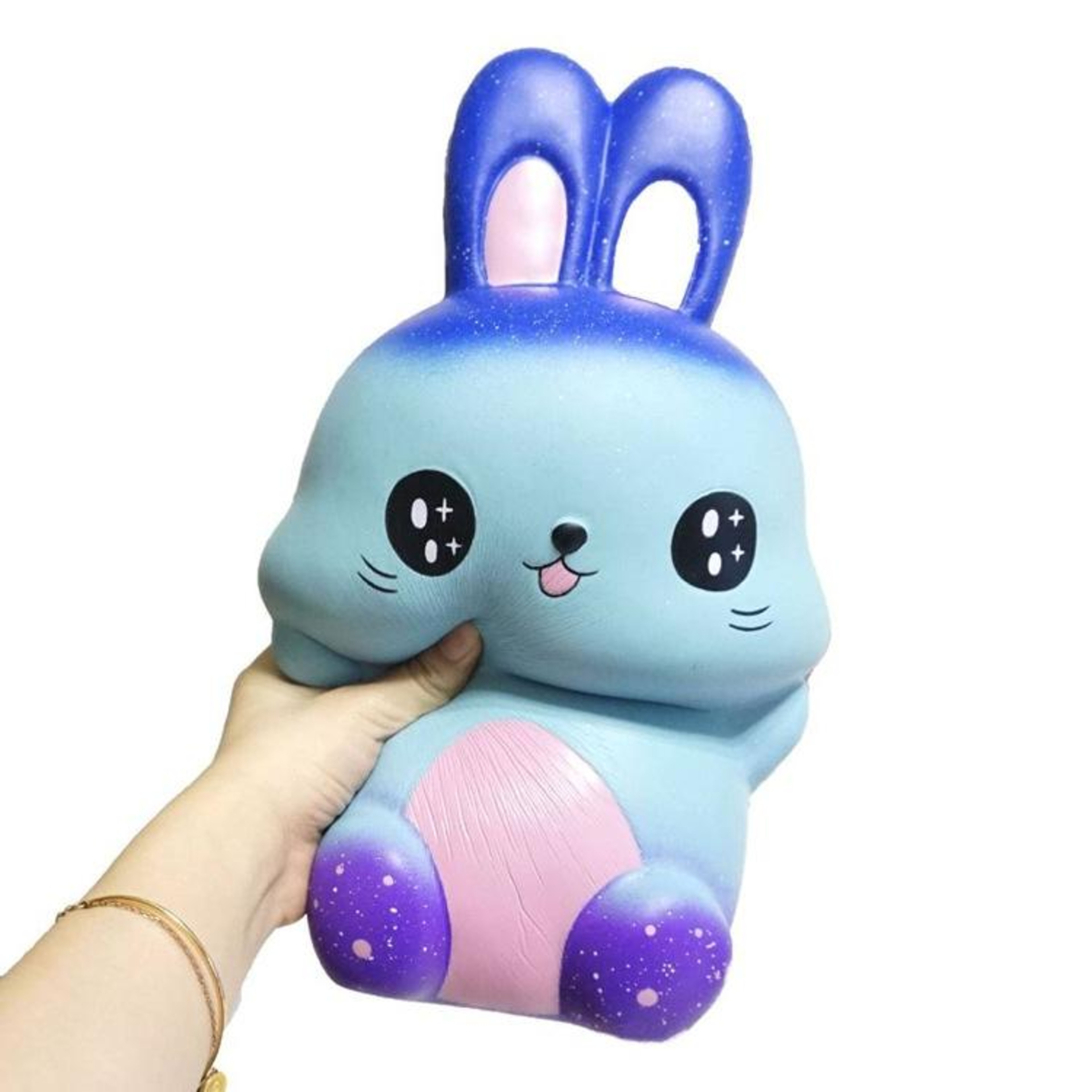 Large Starry Sky Rabbit Slow Rebound Stress Relief Squishy Toy 3