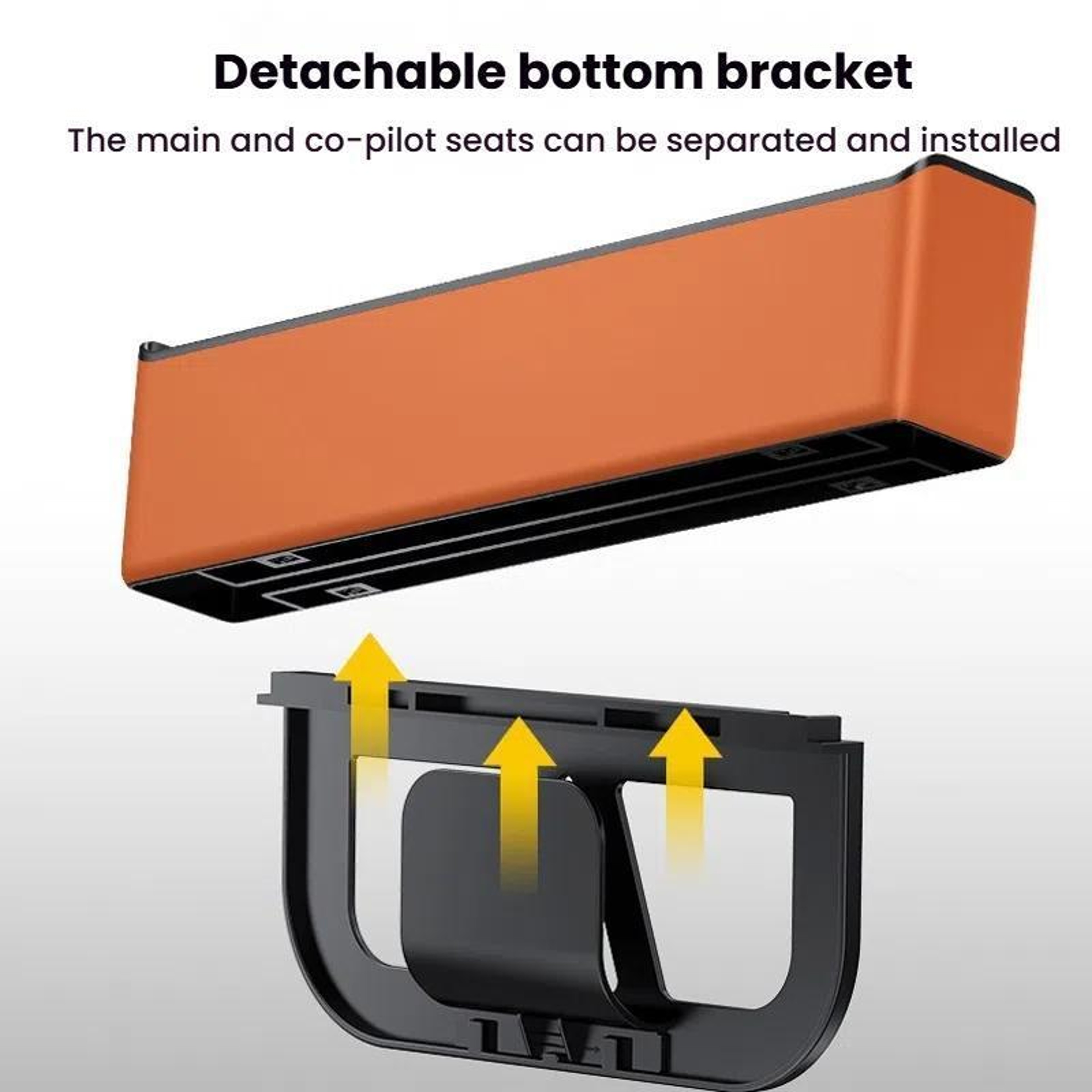 DriveEase Car Seat Gap Organizer  Storage Box Universal Seat Gap Filler 4
