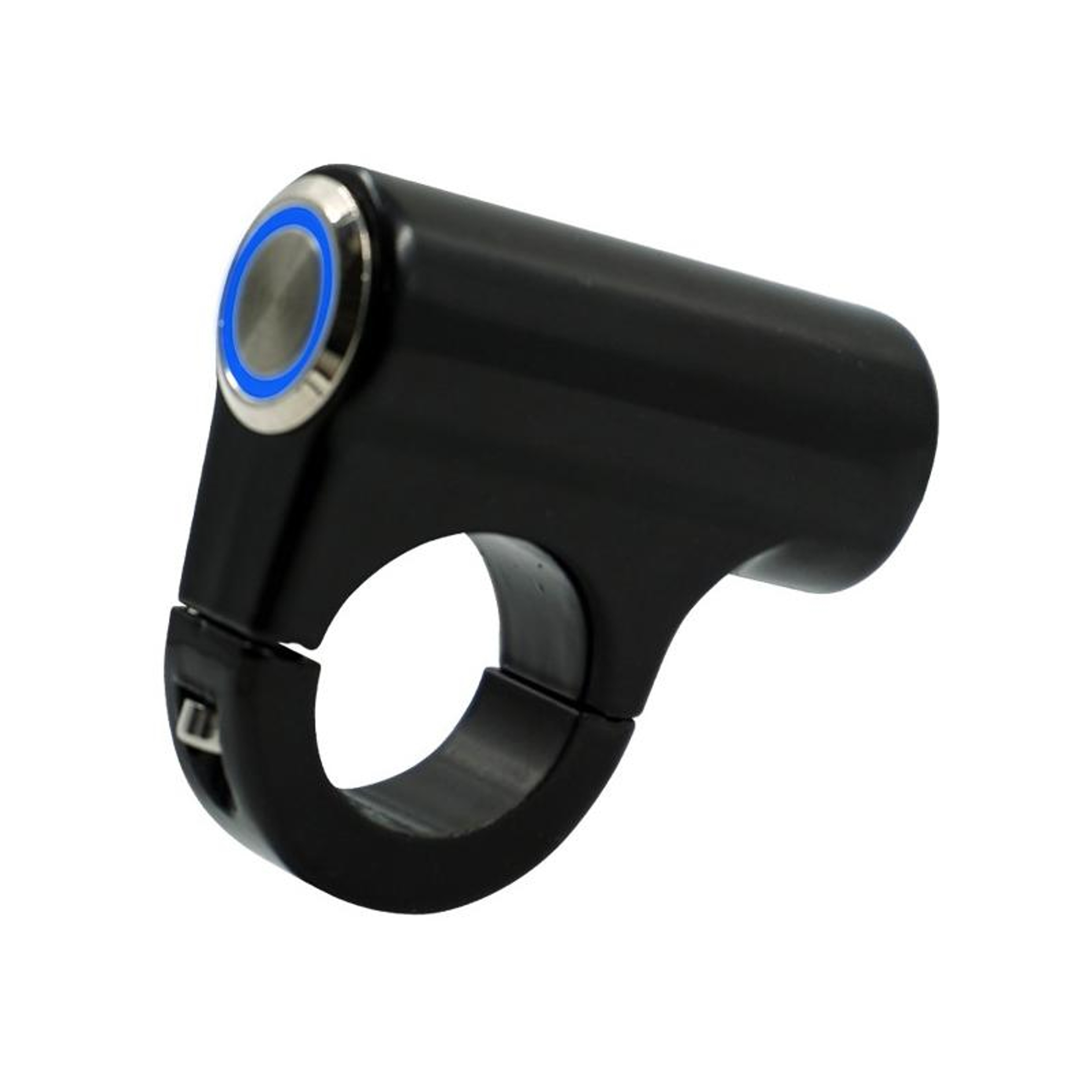 LED Self Locking Motorcycle Handlebar Switch Waterproof Aluminum Alloy Control Button 9