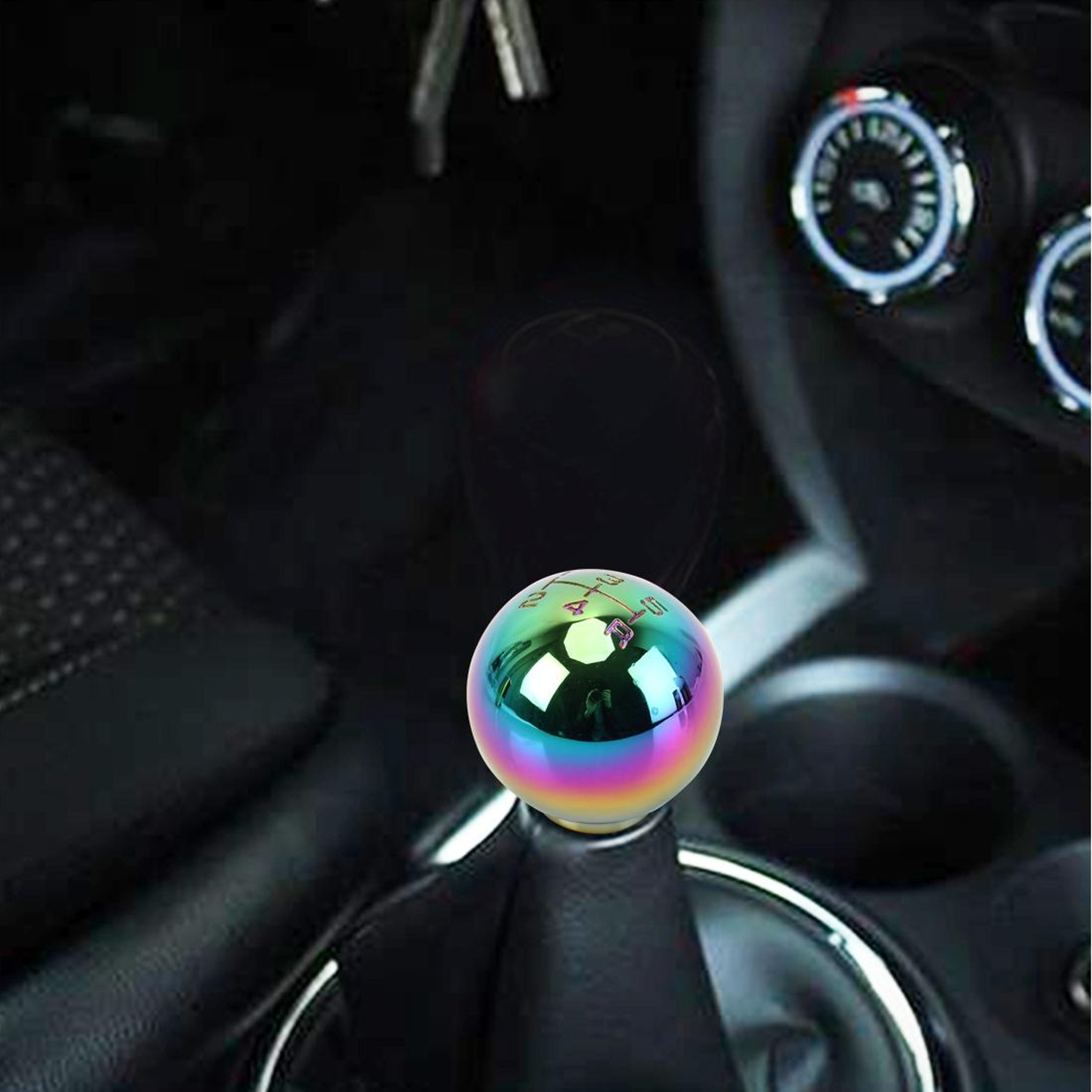 Universal Speed Car Gear Shift Knob Colorful Manual  Automatic Shifter Handle 6