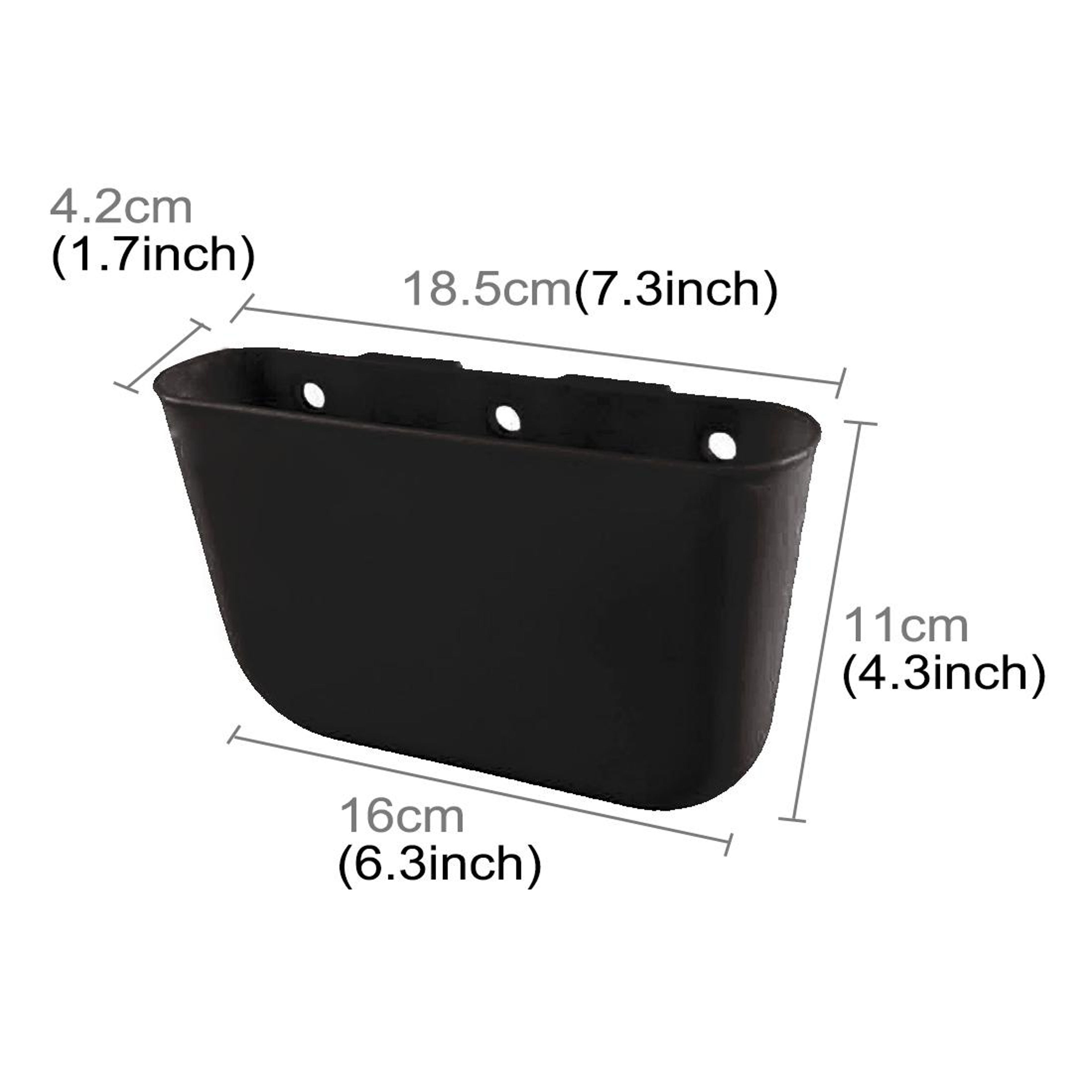 CupFit Mini Car Trash Can With Lid Portable Car Garbage Bin Organizer 1