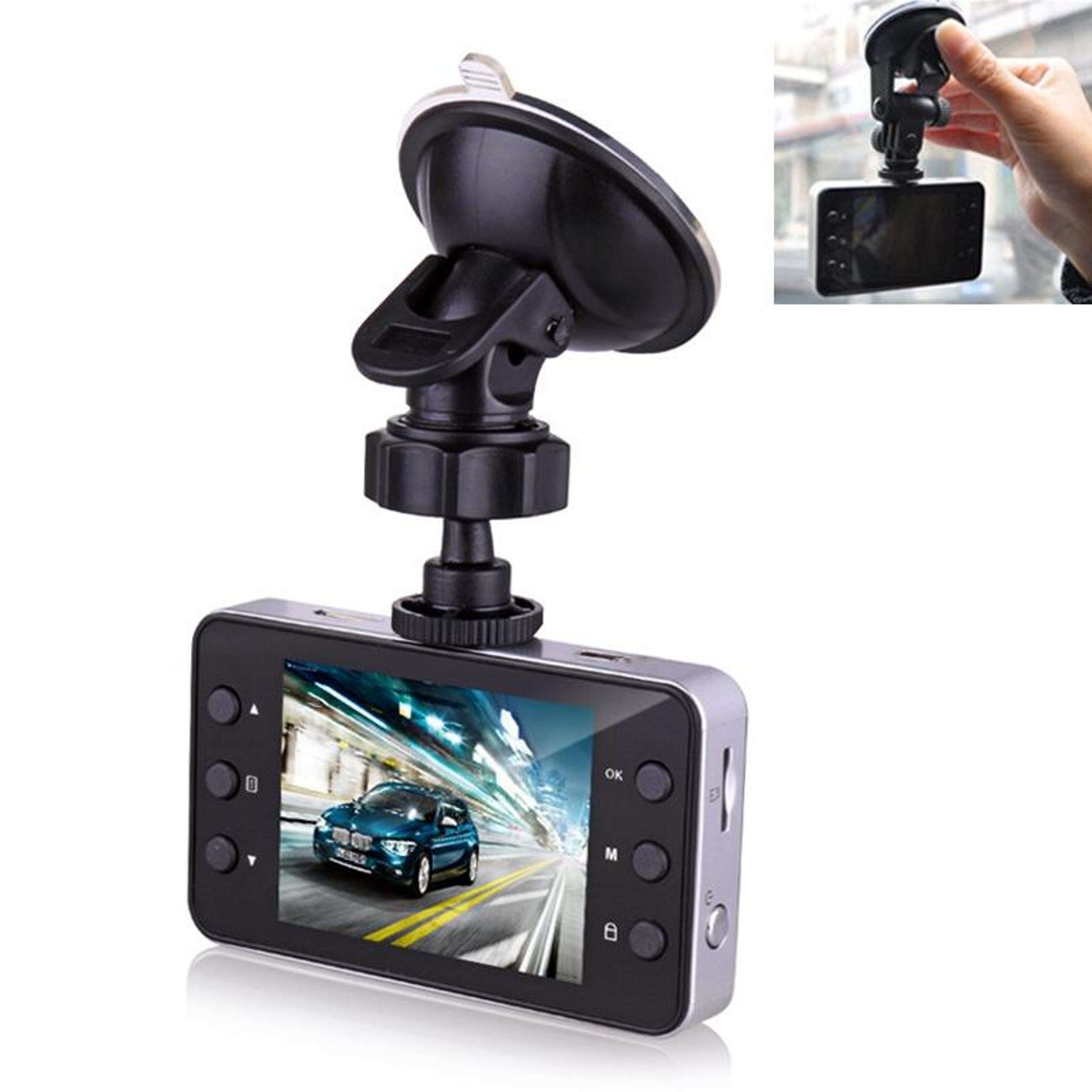 Dash Cam With Night Vision Lights  Motion Detection Car DVR 0