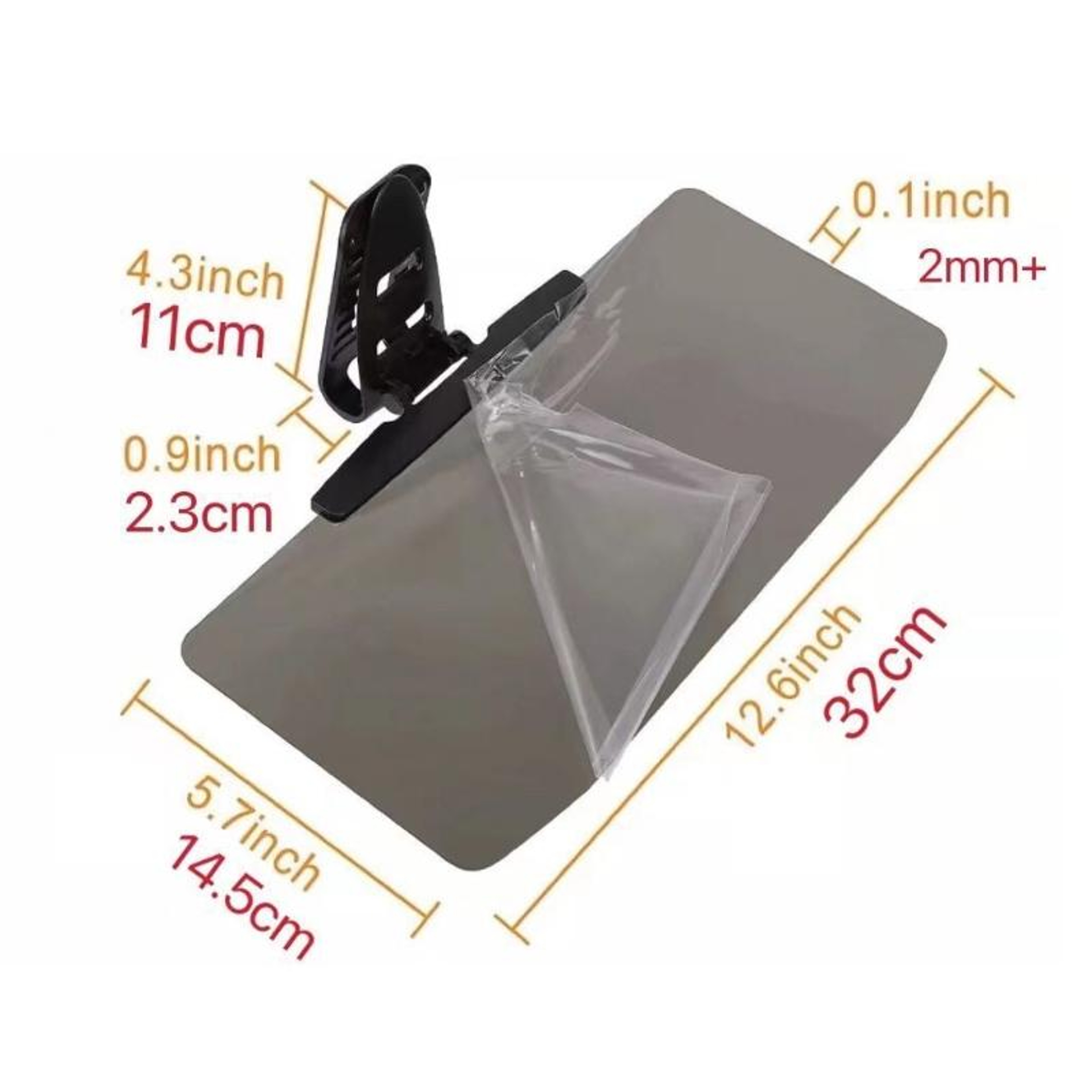 SafeView Anti Glare Car Sun Visor Shield For Day  Night Driving 1