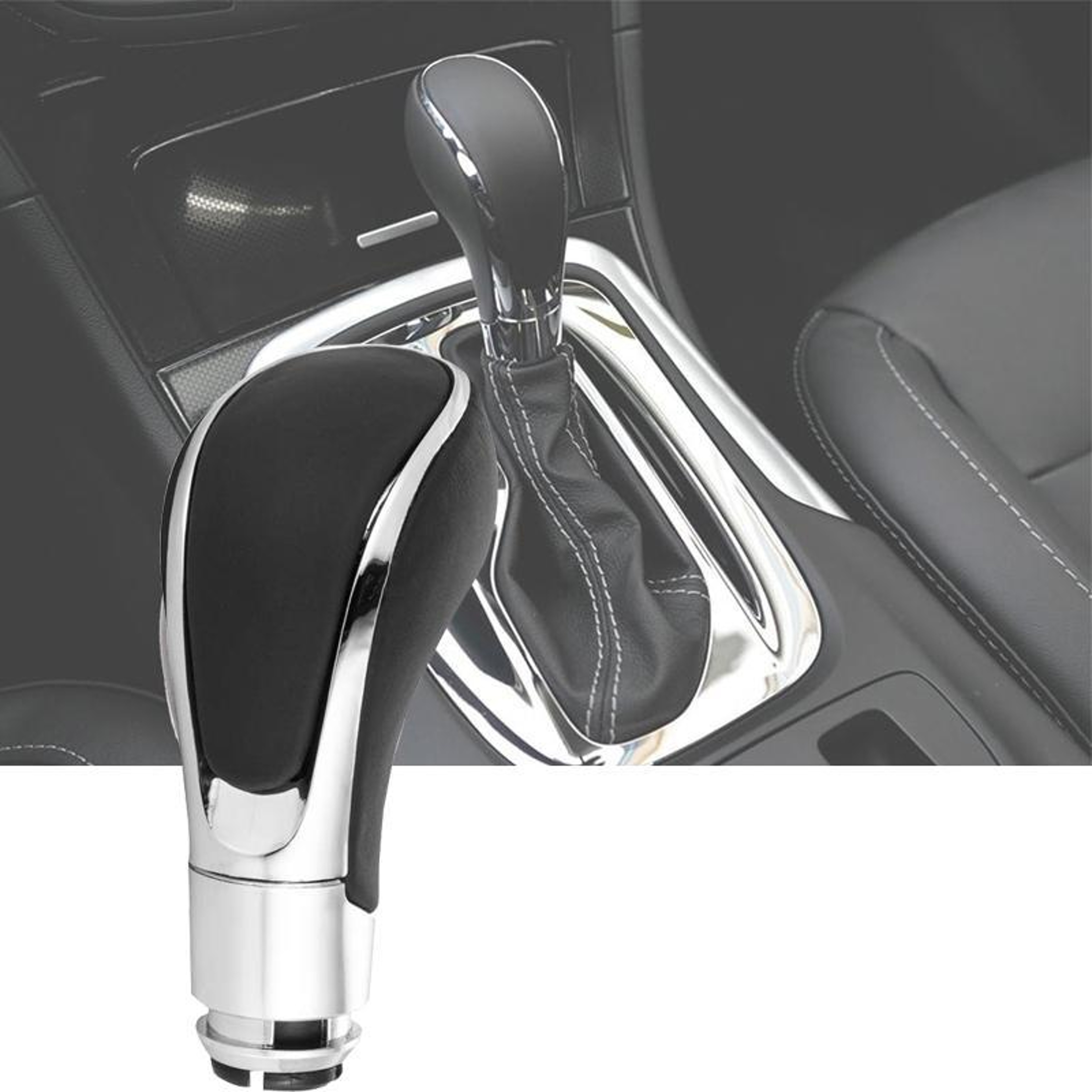 Premium Leather Automatic Gear Shift Knob Replacement for Buick Opel GM Vauxhall – view 4