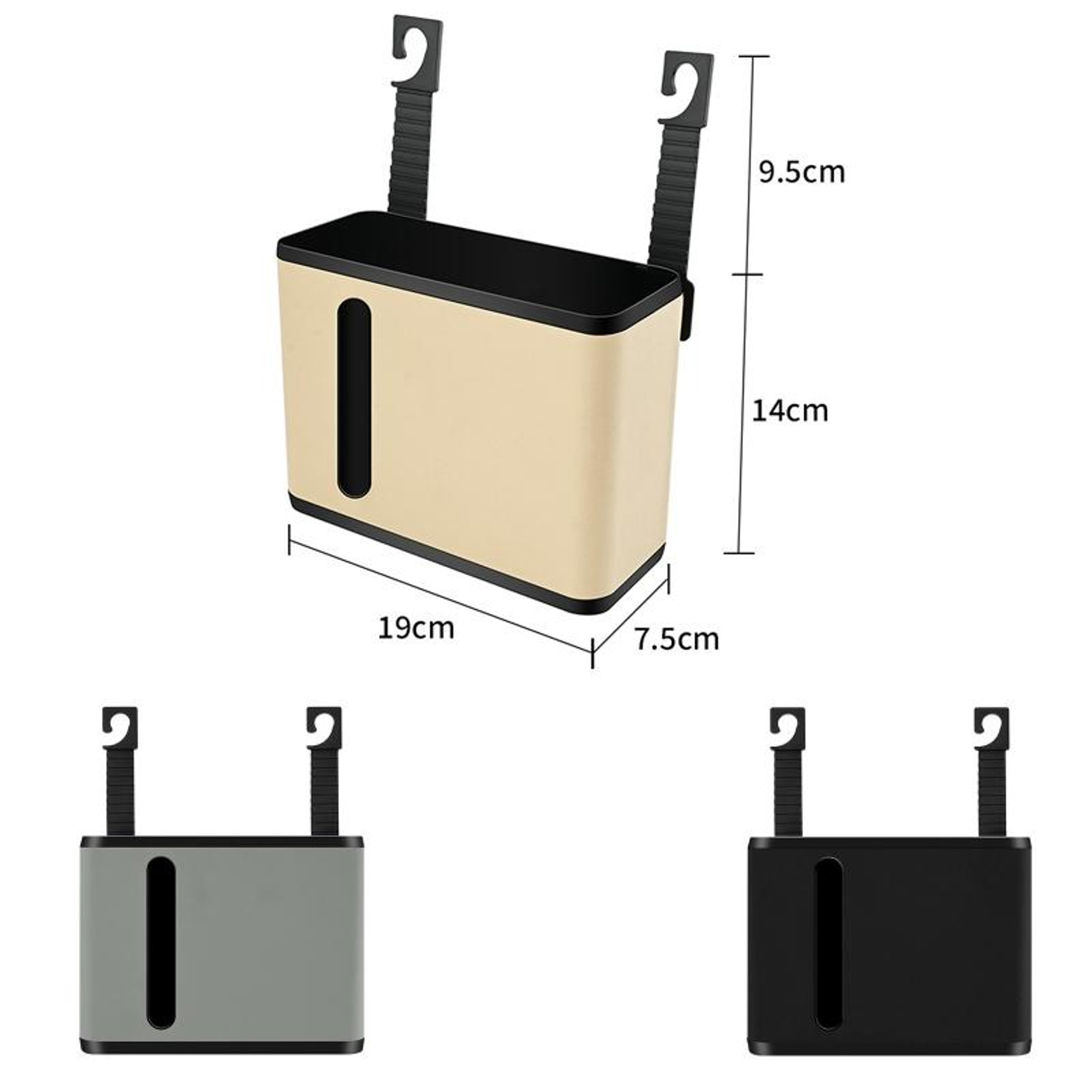 DriveClean Car Seat Back Tissue Holder Organizer – view 2
