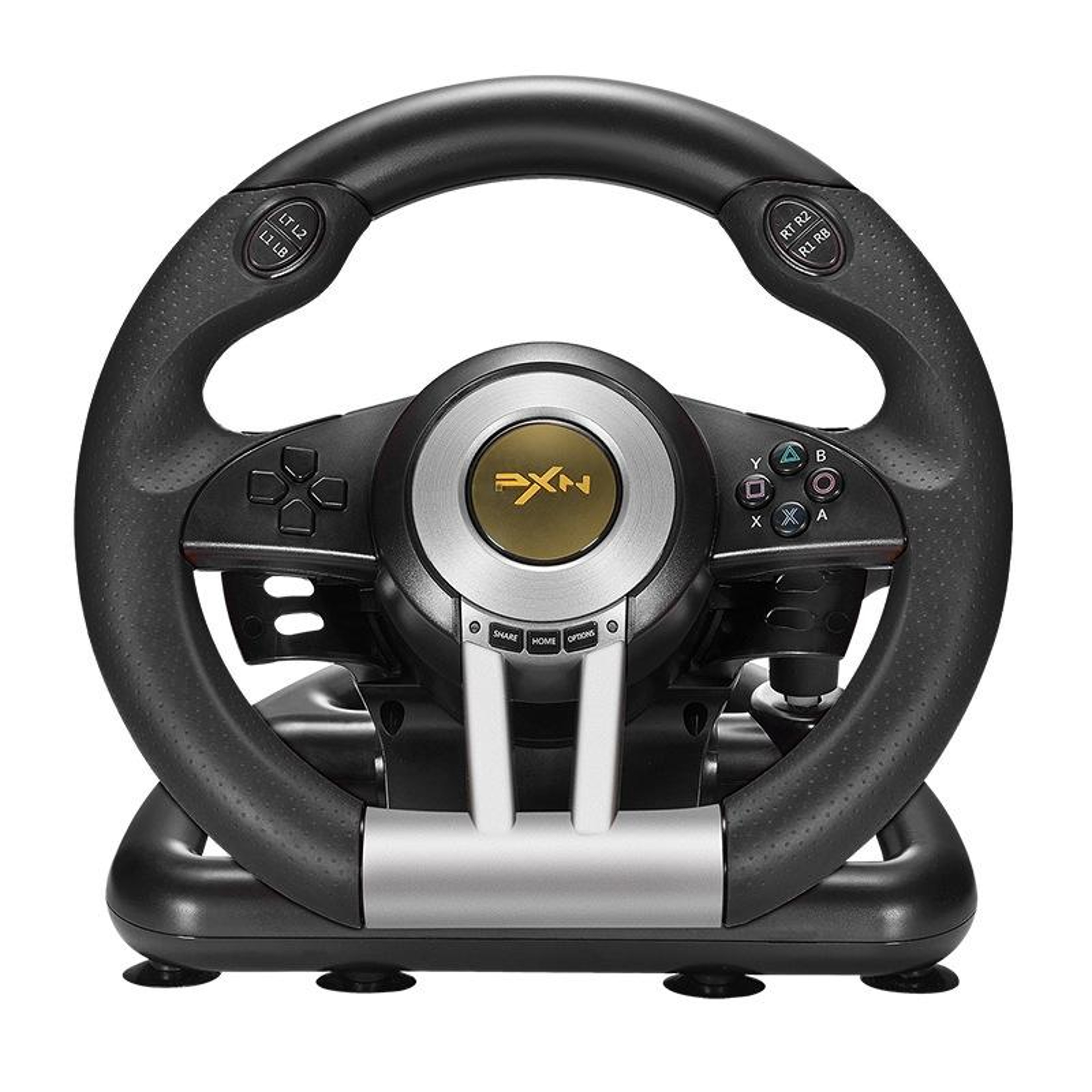 Multi Platform Racing Steering Wheel with Pedals for PC, PS4, Xbox & Switch – view 2