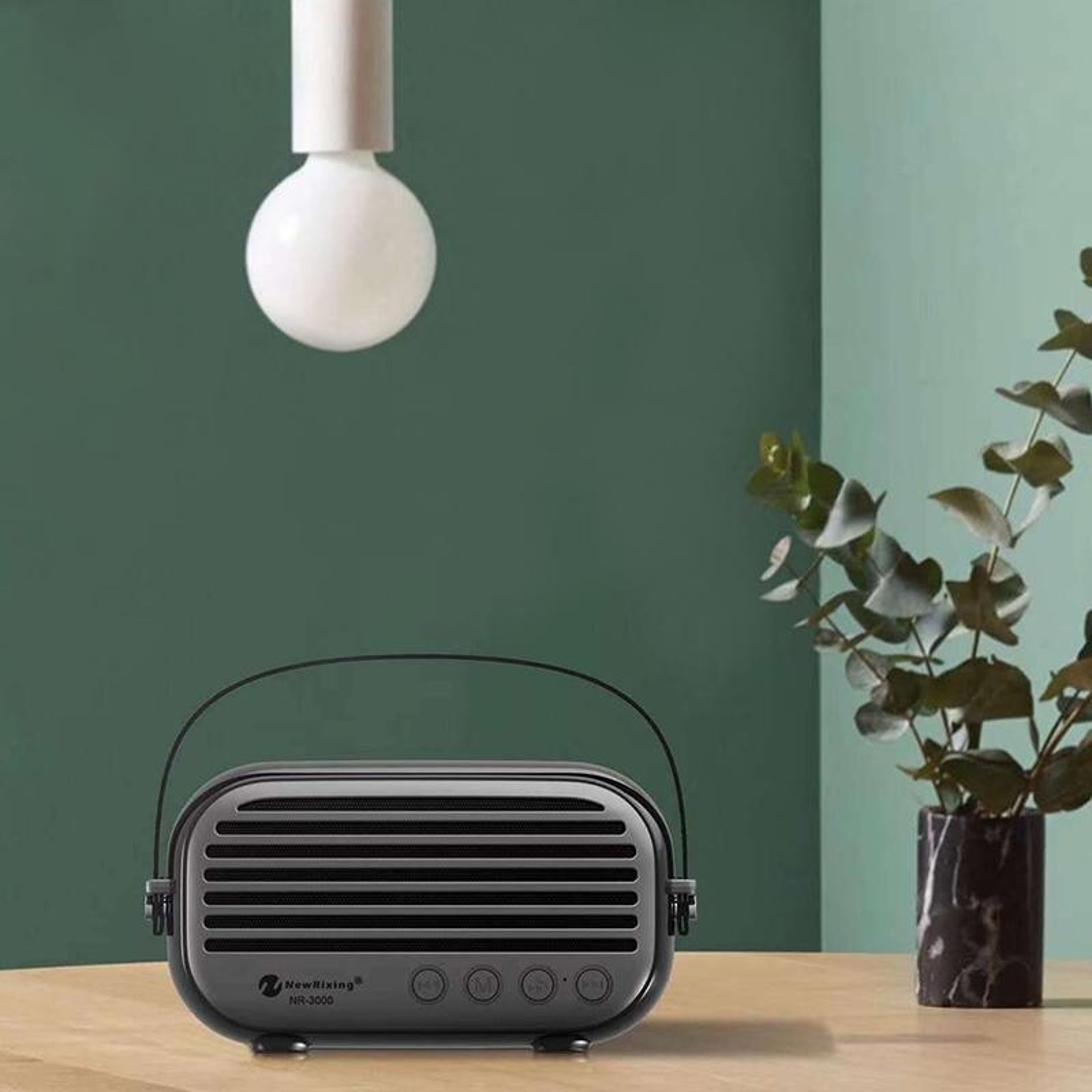 Rixing Portable Wireless Bluetooth Speaker With FM Radio Hands Free Calling  TF Card Support 4