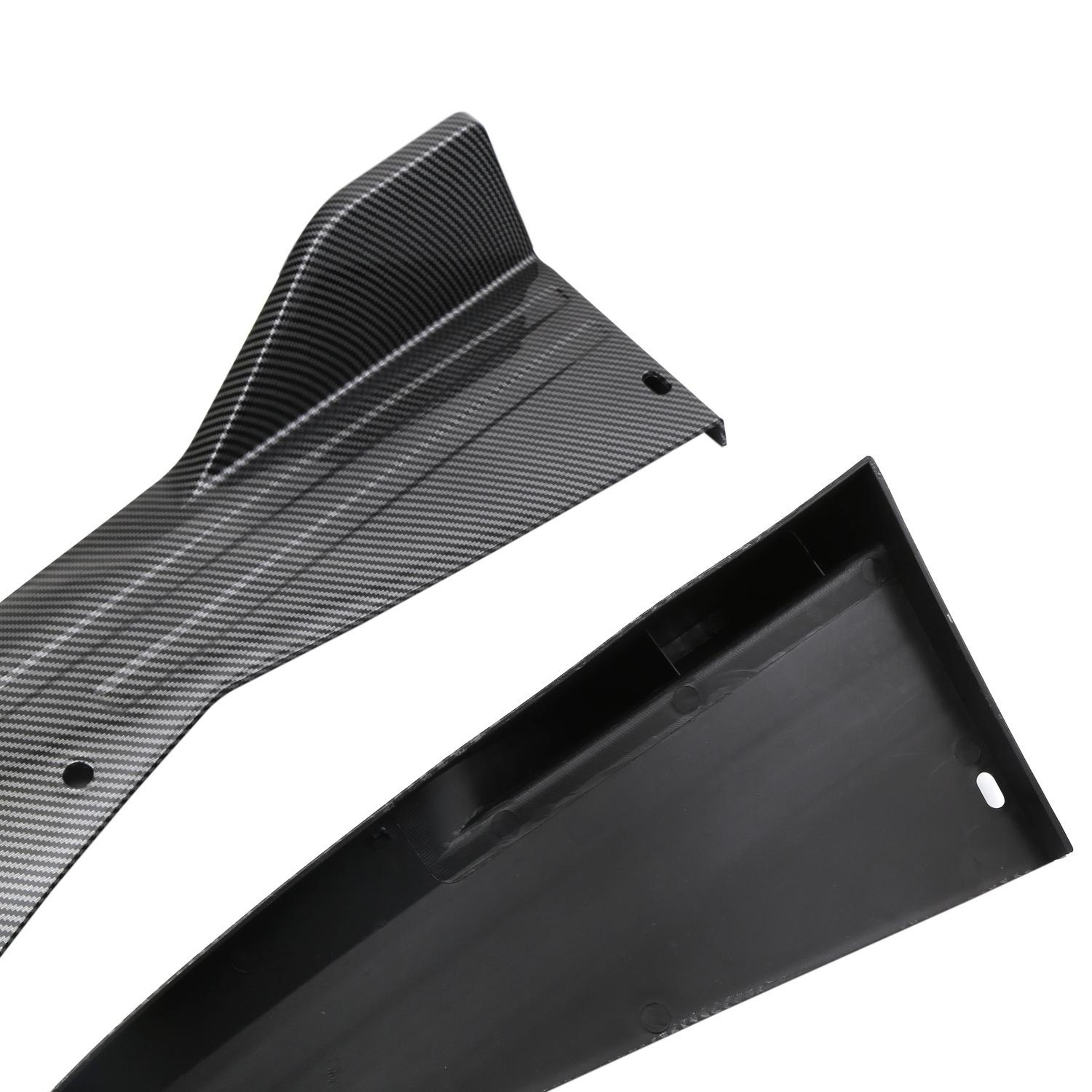 Universal Carbon Fiber Rear Bumper Corner Protector Lip Covers For Cars 5