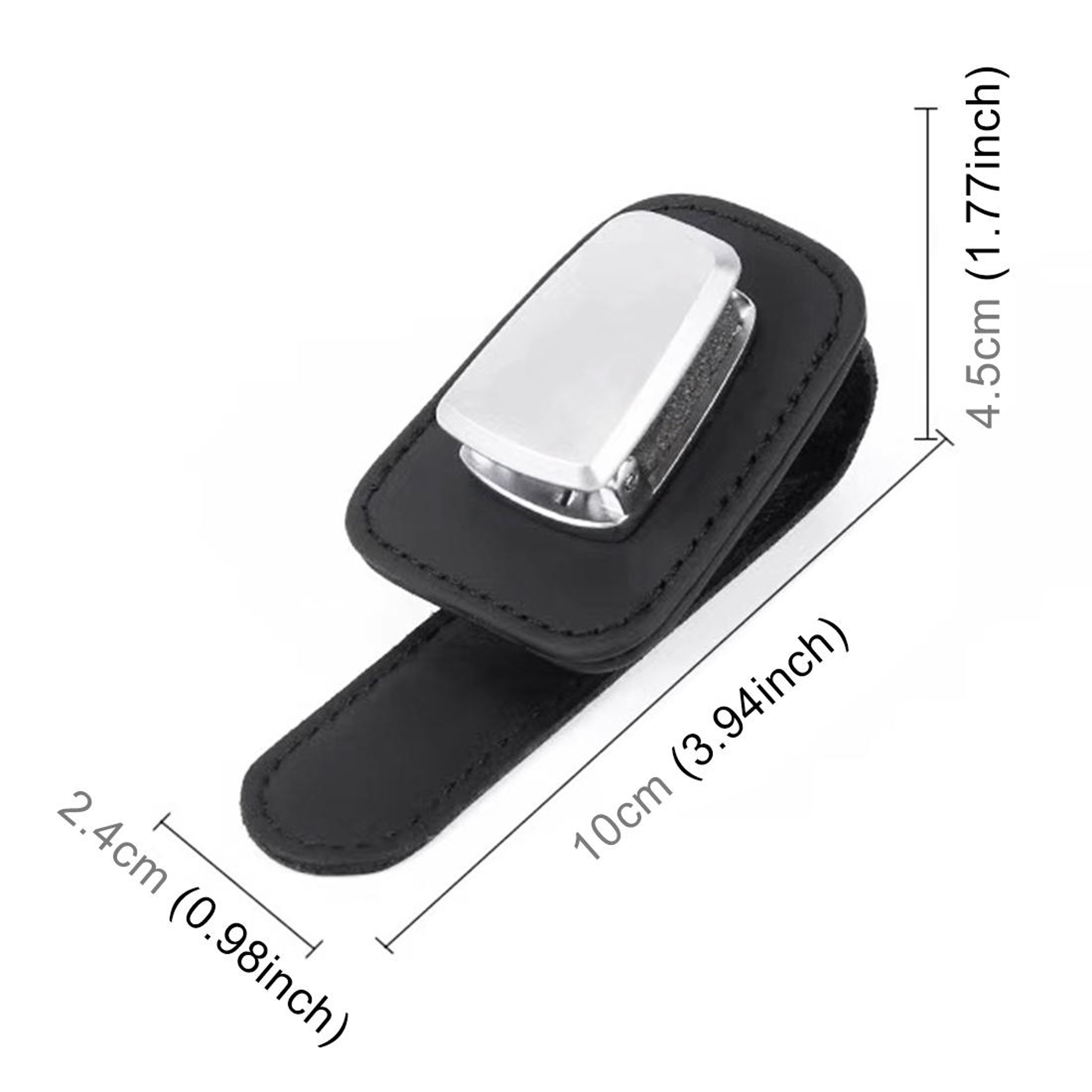 Car Visor Sunglasses Clip Holder Multi Functional Eyeglass Organizer For Safe Driving 3
