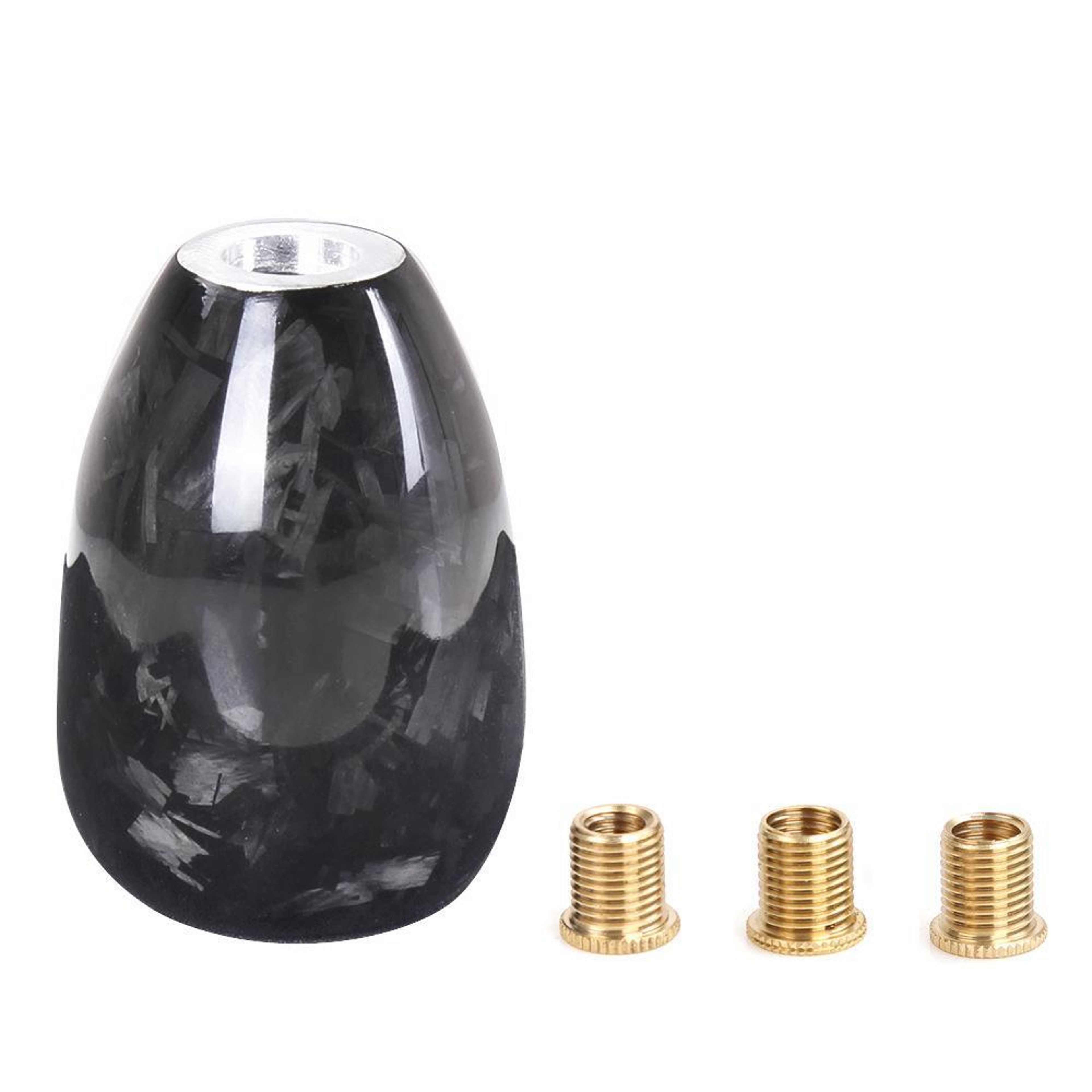 Forged Carbon Fiber Short Shift Knob Universal Performance Gear Shifter – view 2