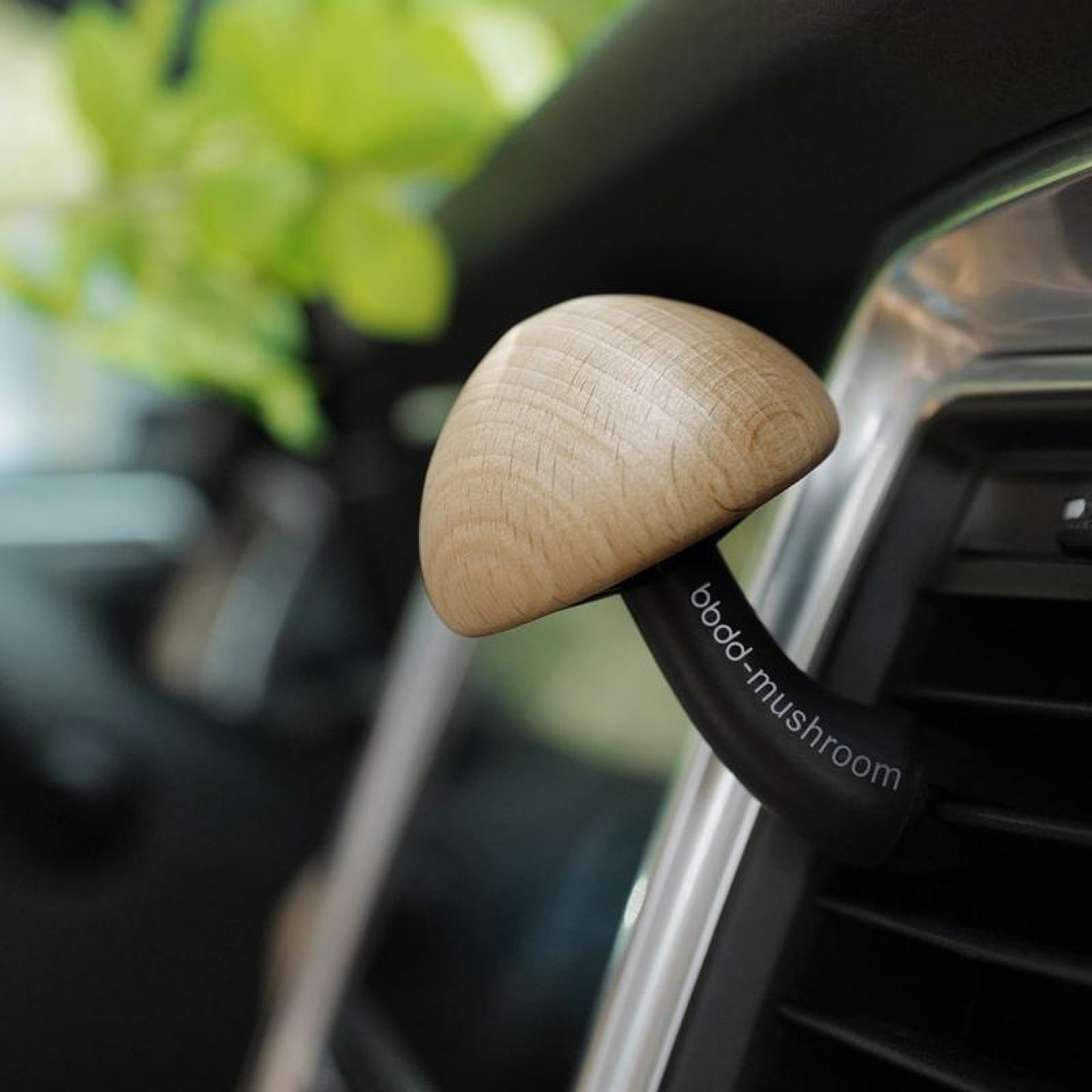 Beech Wood Mushroom Car Vent Diffuser  Aromatherapy Air Freshener Decor 4