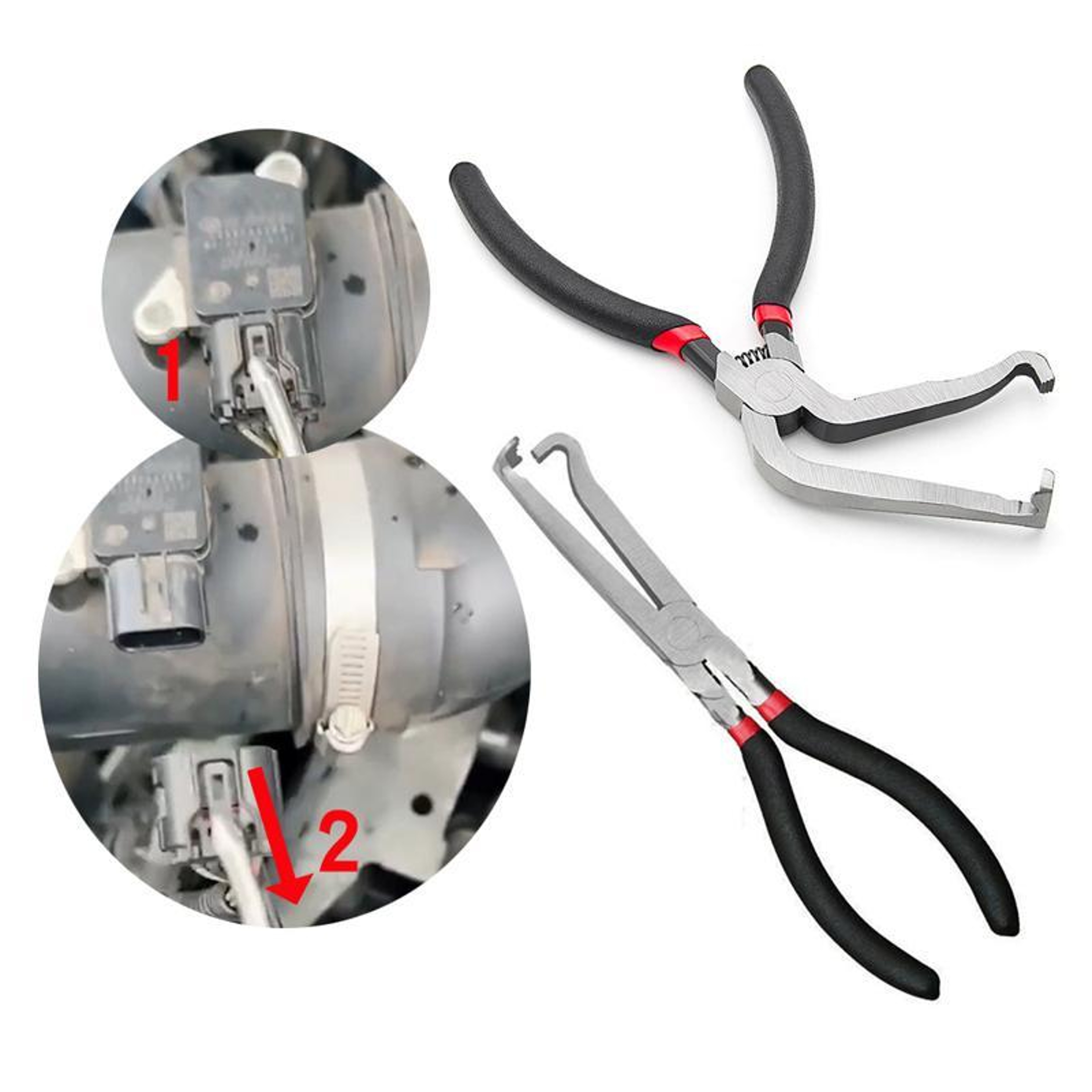 ProGrip Fuel Line  Electrical Disconnect Pliers For Wire Harness And Hose Removal 3