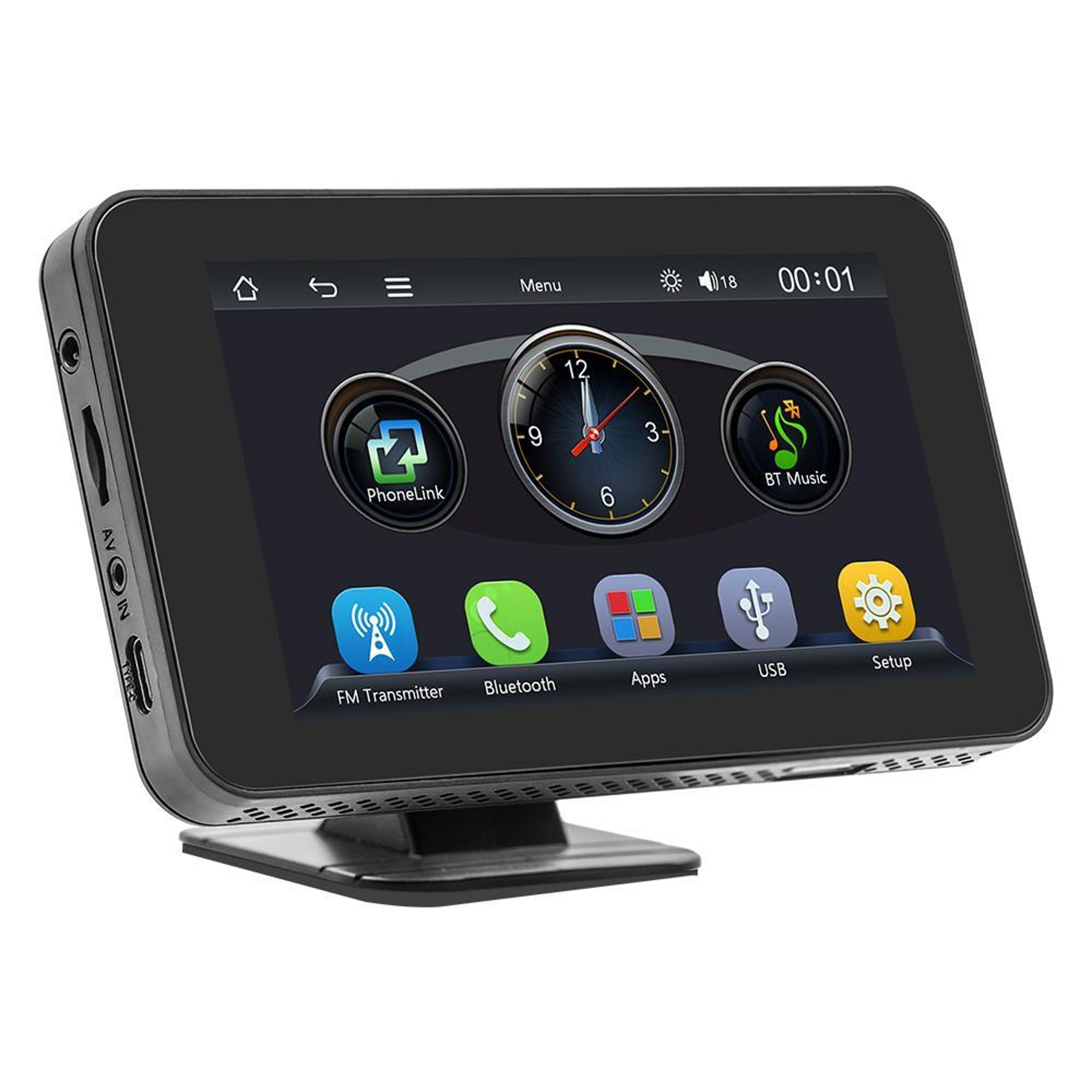 Portable Wireless CarPlay Screen with Android Auto Display Touchscreen MP5 Multimedia Player – view 1