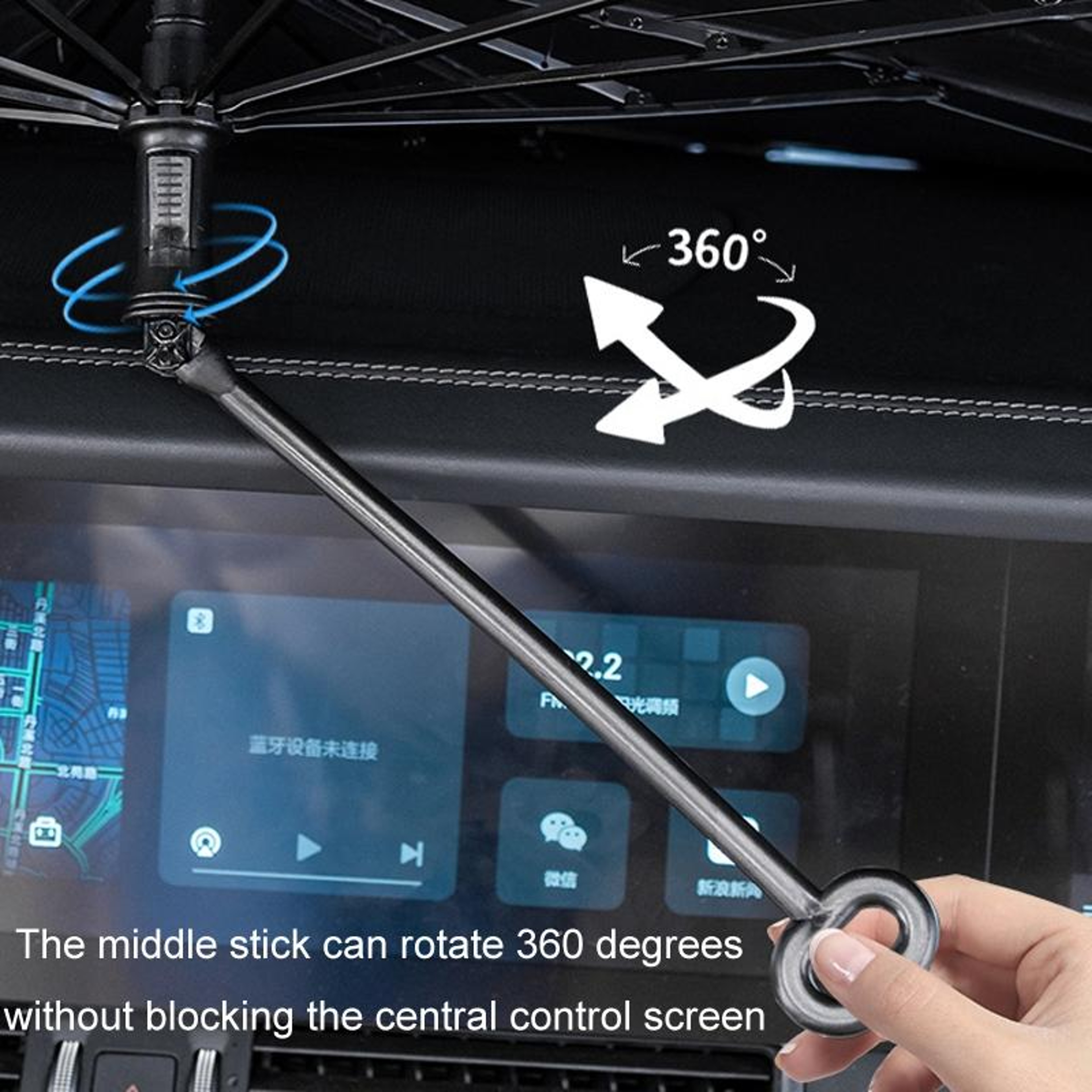 Titanium Car Windshield Sun Shade Umbrella Heat Insulation UV Protection Parasol 4