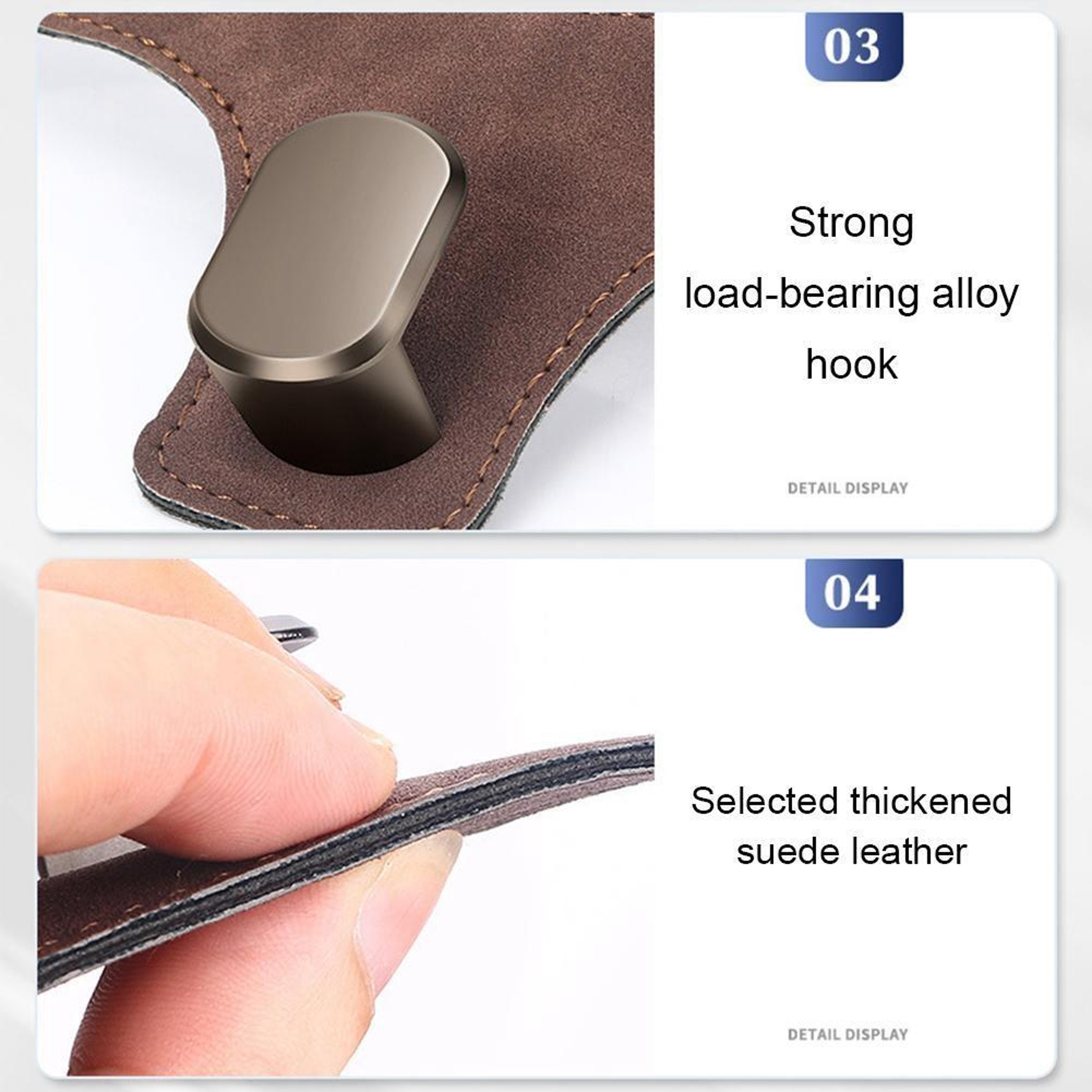 Universal Car Seat Back Hanger Hook for Bags and Groceries Heavy Duty Car Headrest Hook Organizer – view 10
