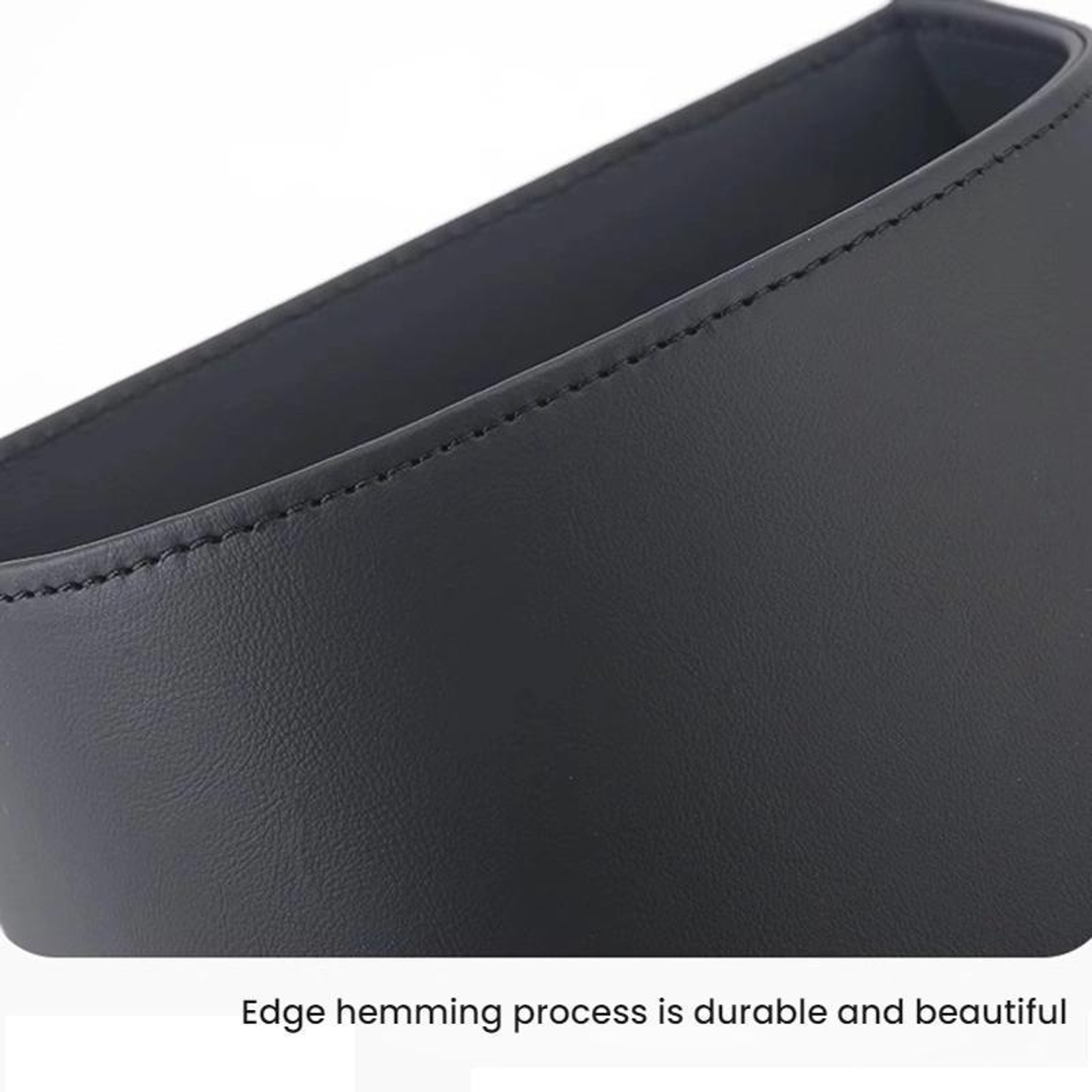 Premium Leather Car Trash Can Hanging Car Organizer Multifunctional Storage Box 3