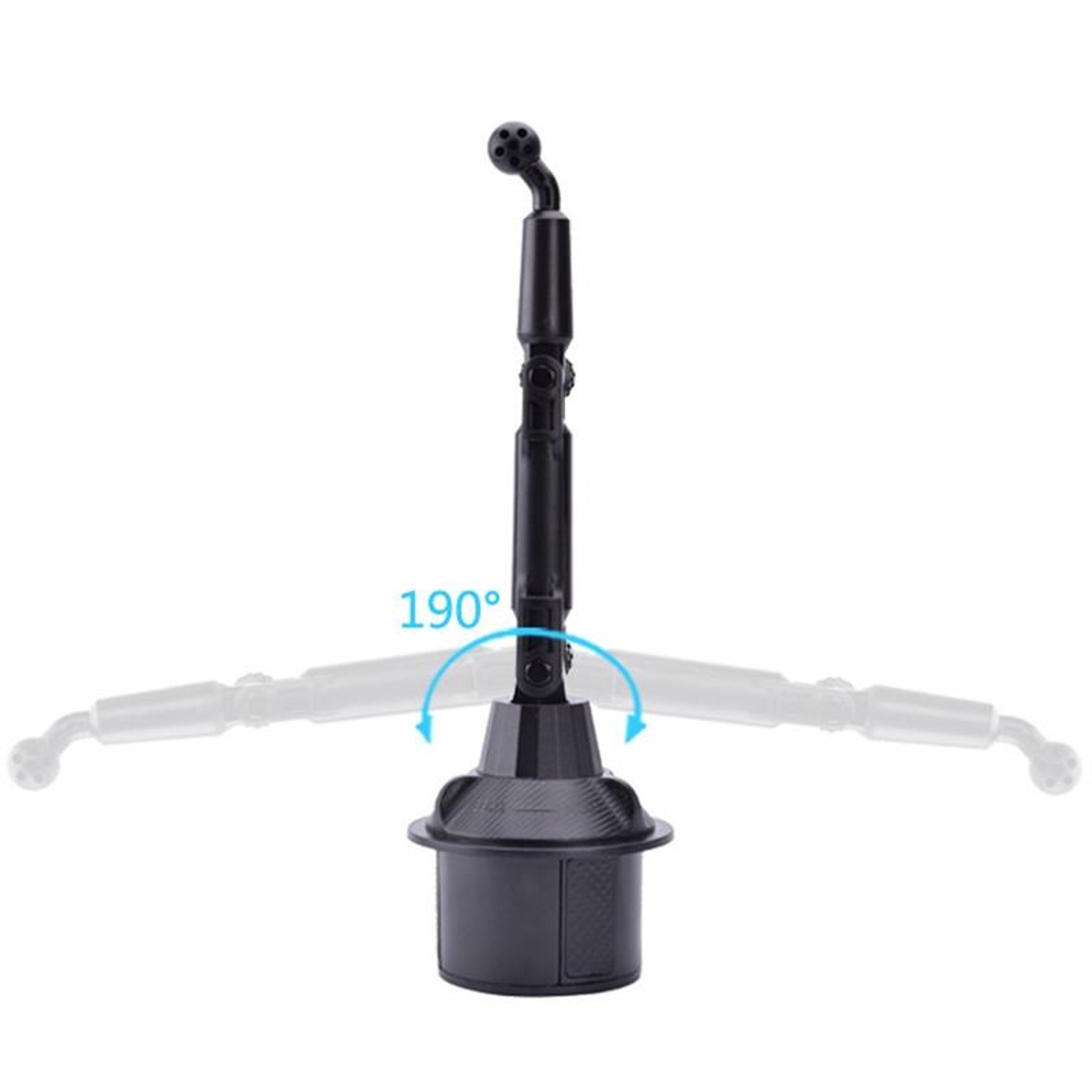 Adjustable Car Cup Holder Phone Mount Universal Degree Adjustable Car Phone Holder 2