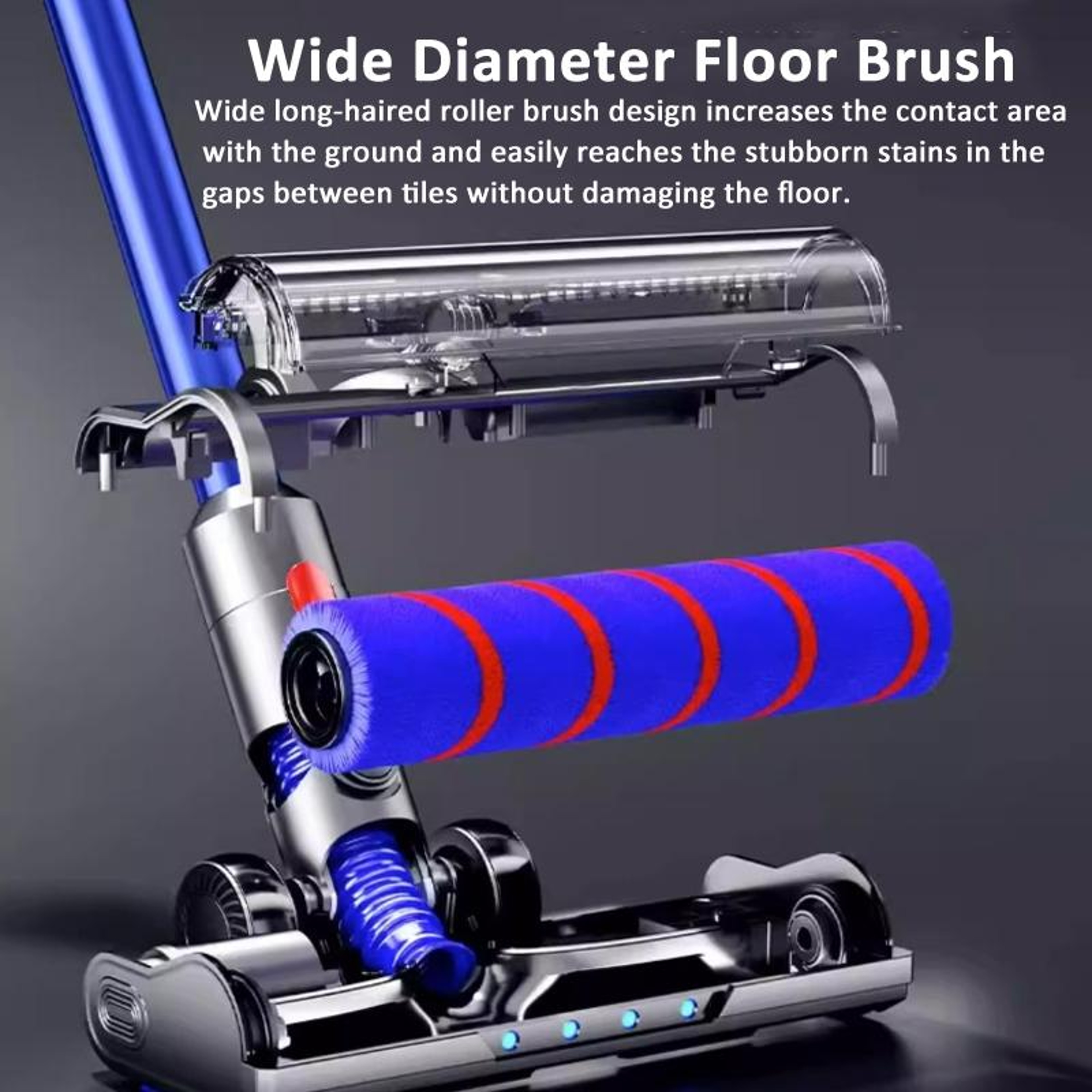 Dyson Soft Roller Cleaner Head With LED Vacuum Brush Attachment 3