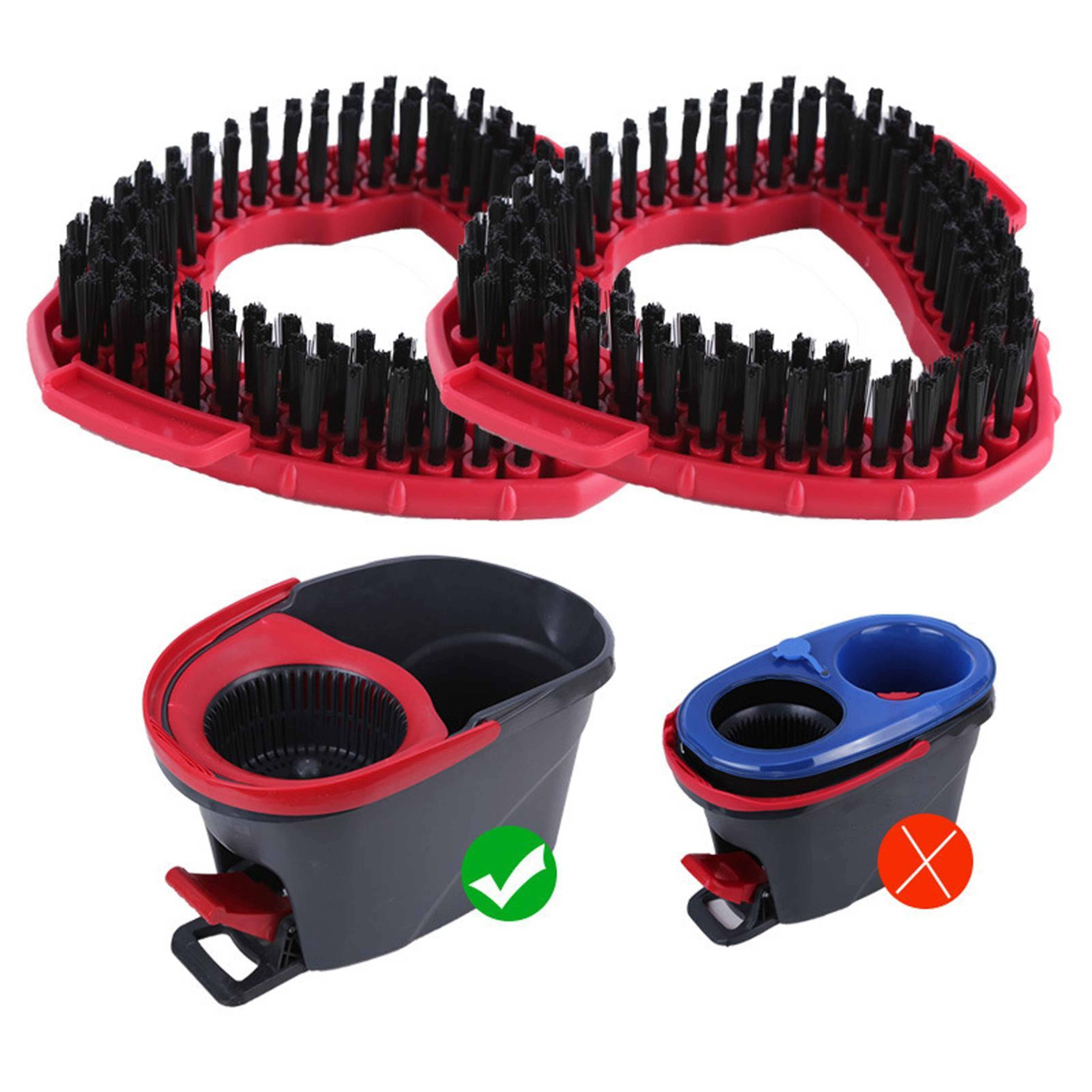 Vileda O Cedar Mop Replacement Brush Triangular Rotating Floor Scrub Brush for Bathroom Cleaning – view 5