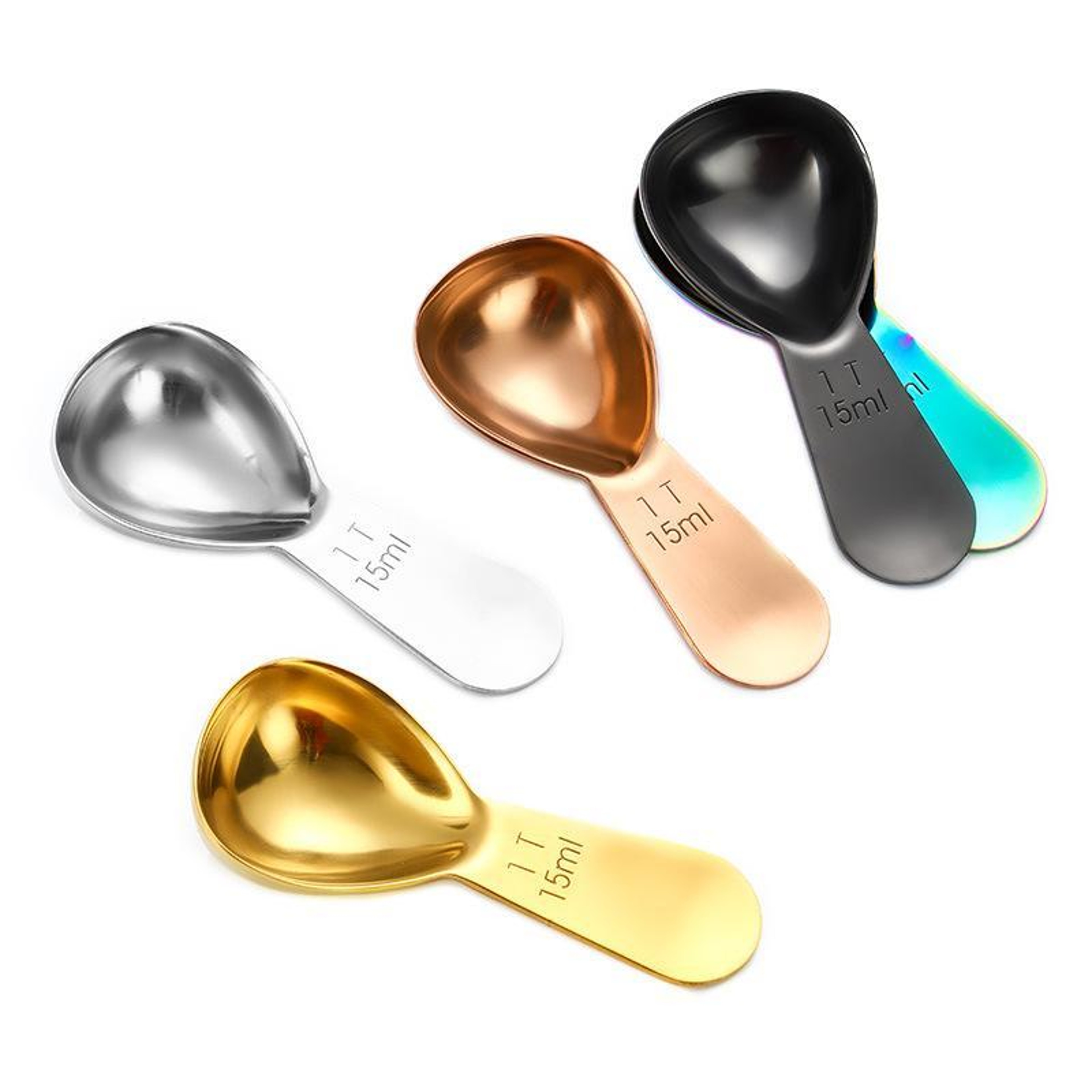 Coffee Measuring Spoon Stainless Steel Coffee Scoop With Precision Scale 1