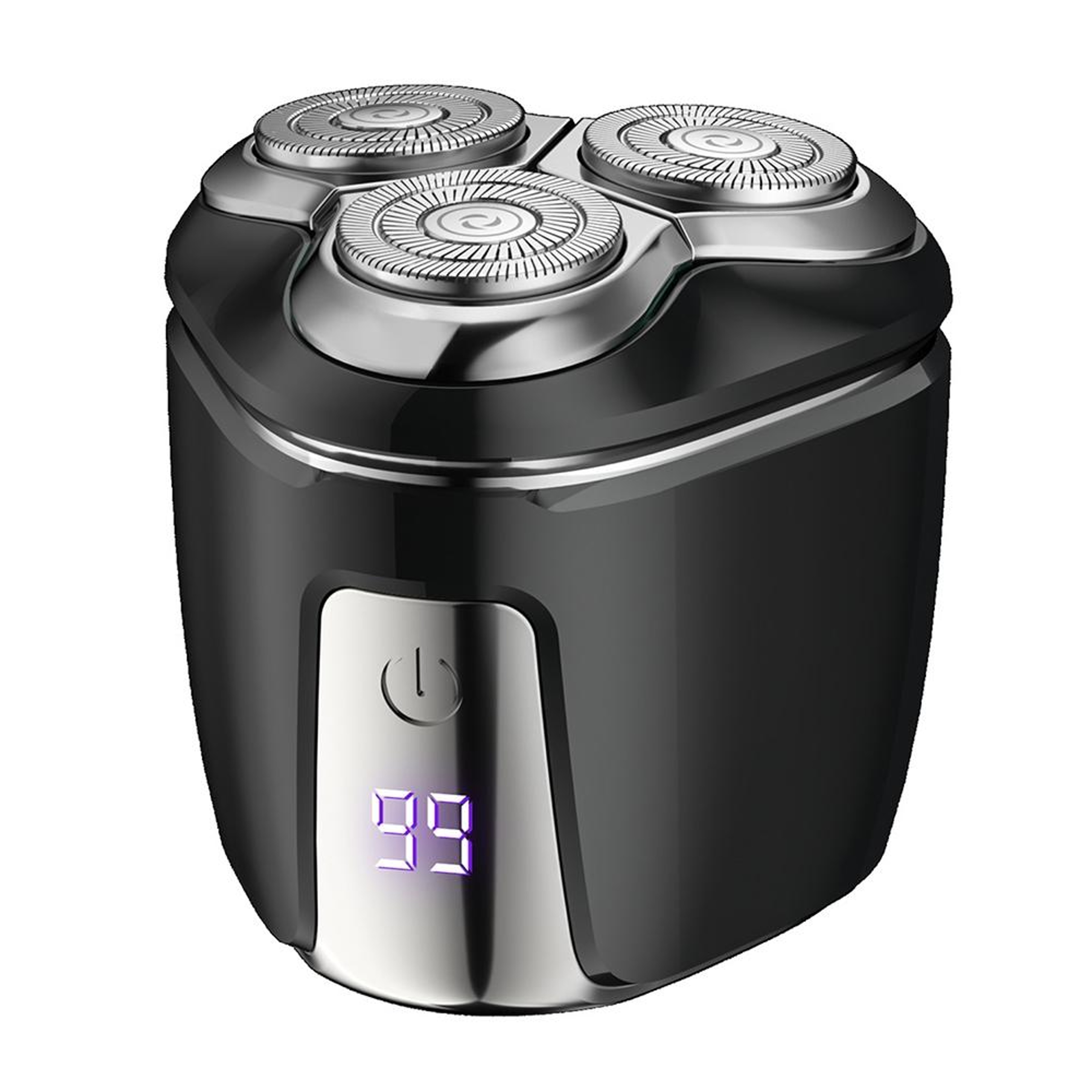 Mini Magnetic Electric Head Shaver With Smart LED Display Portable Travel Shaver 0