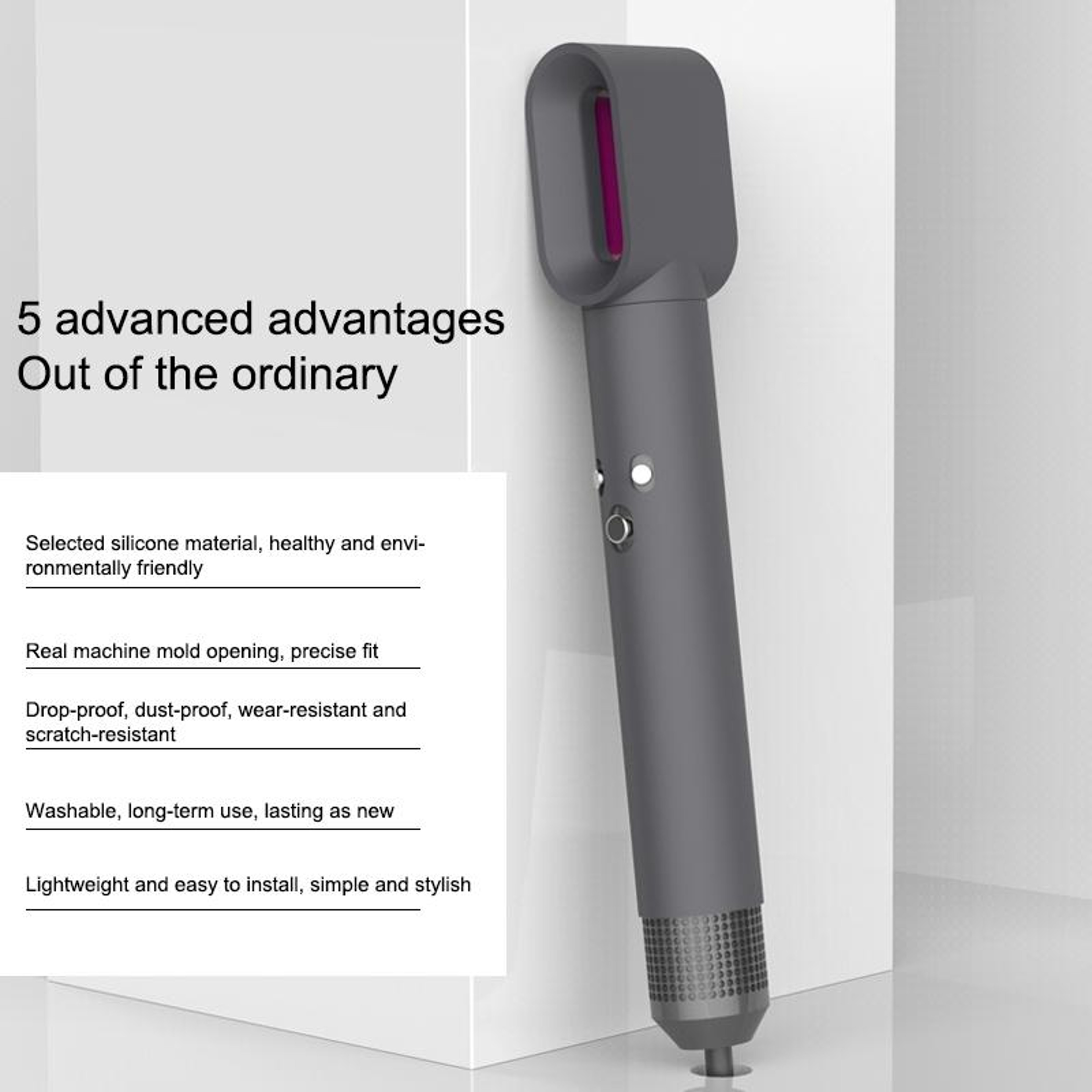 Shockproof Dyson Airwrap Silicone Case Protective Cover For Hair Styler 4