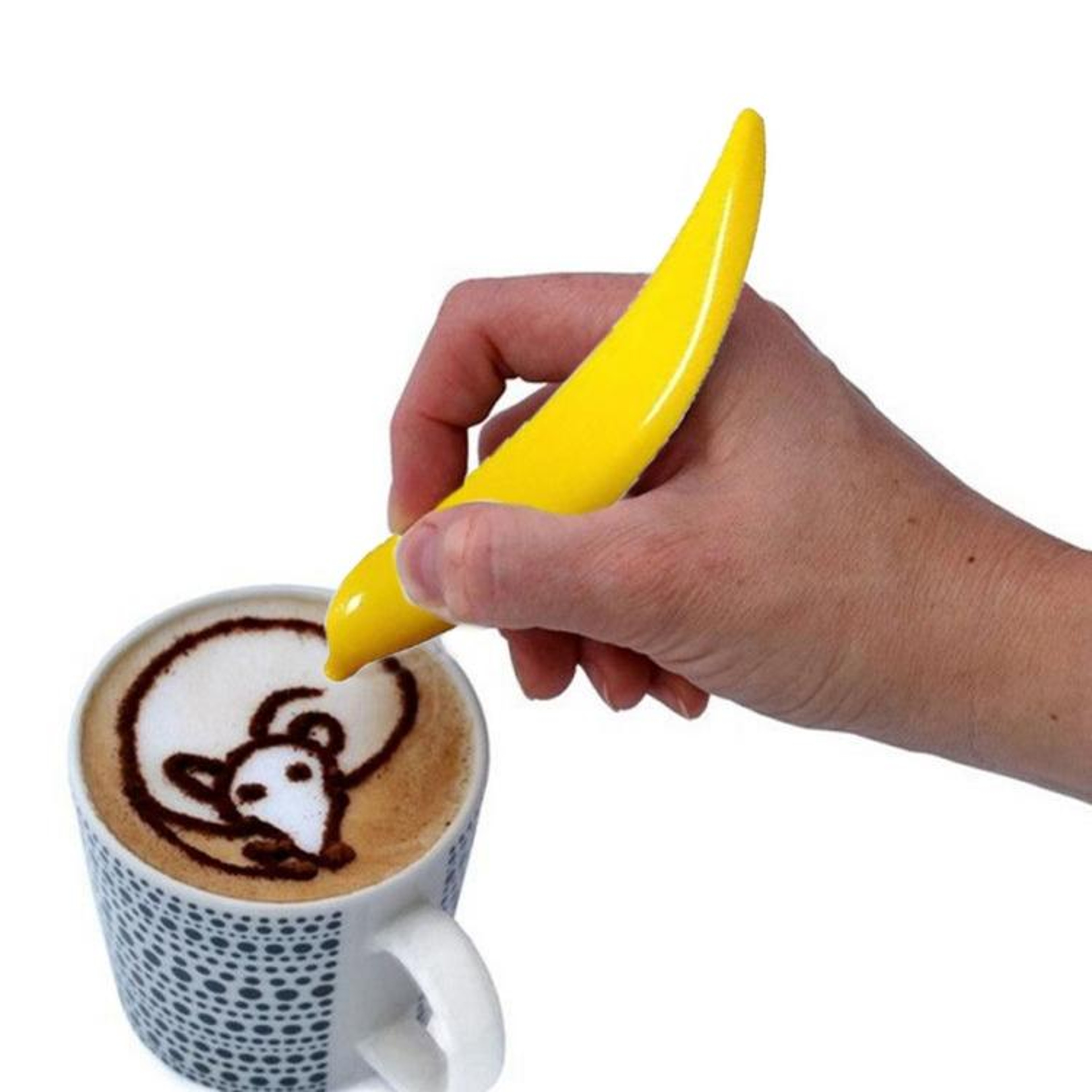 Electric Latte Art Pen Coffee Decorating Pen For Cakes Desserts And Pastry Designs 12
