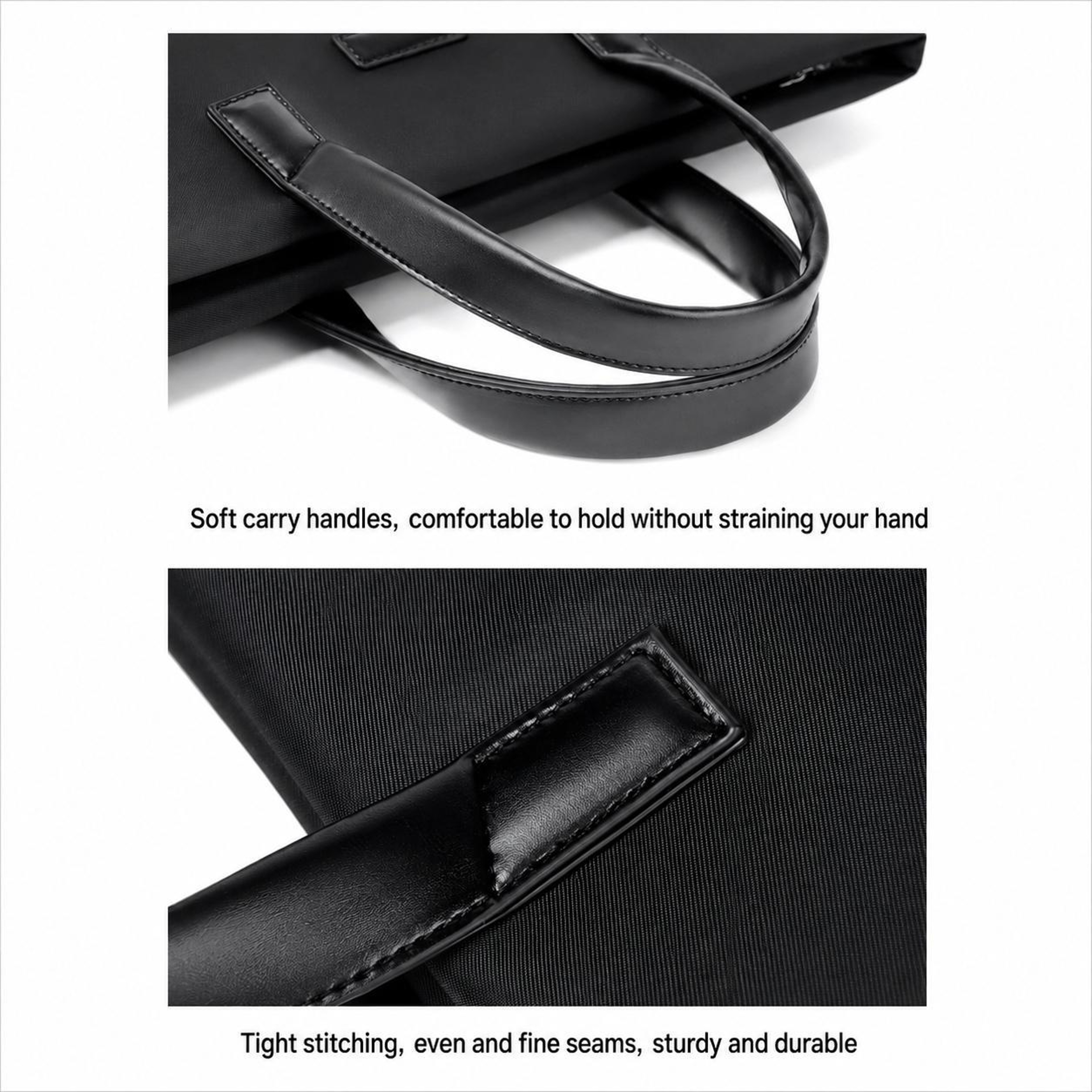 Mens Business Briefcase Multi Pocket Laptop Briefcase for Office and Travel – view 12
