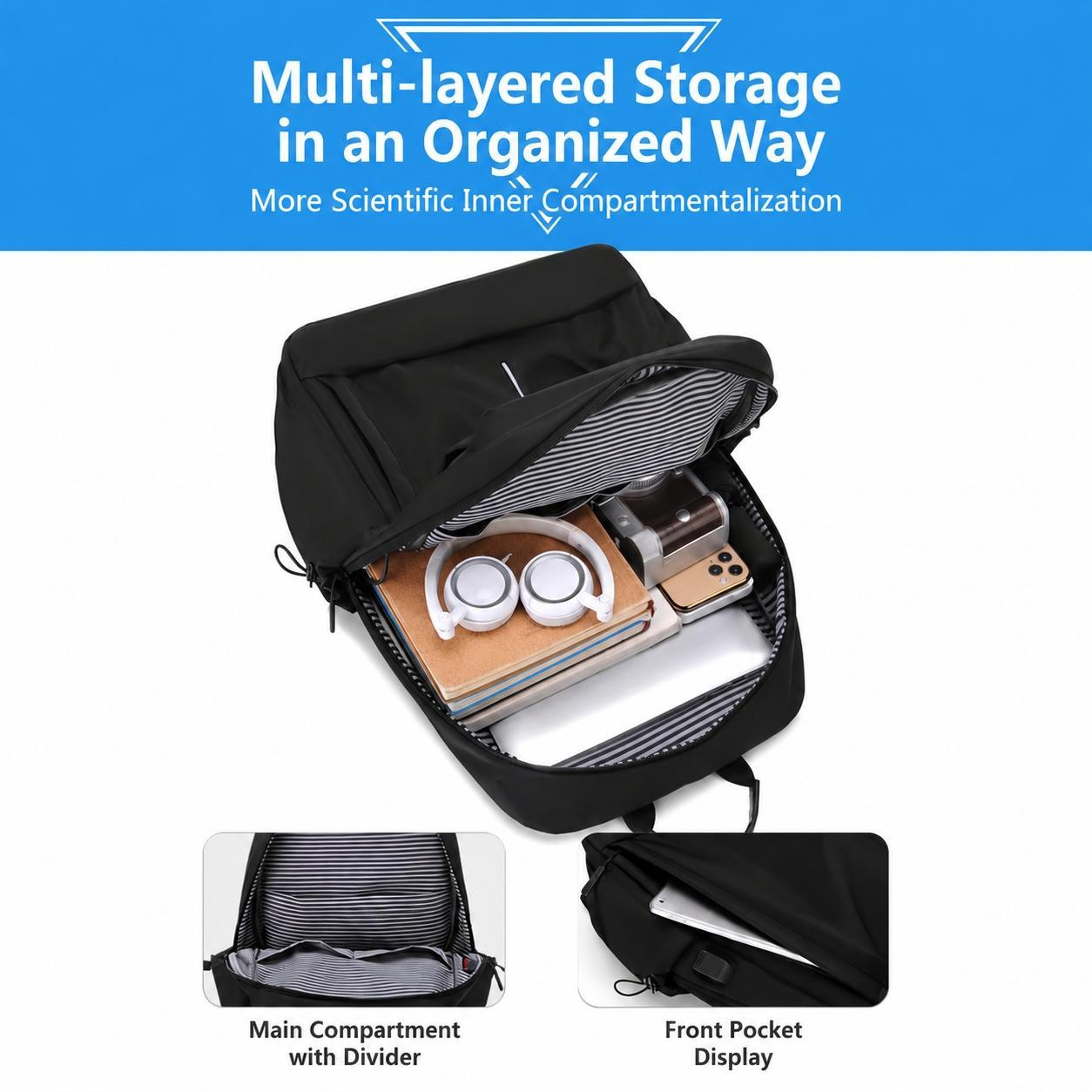 Business Laptop Backpack Waterproof Travel Work Backpack for Laptops – view 5